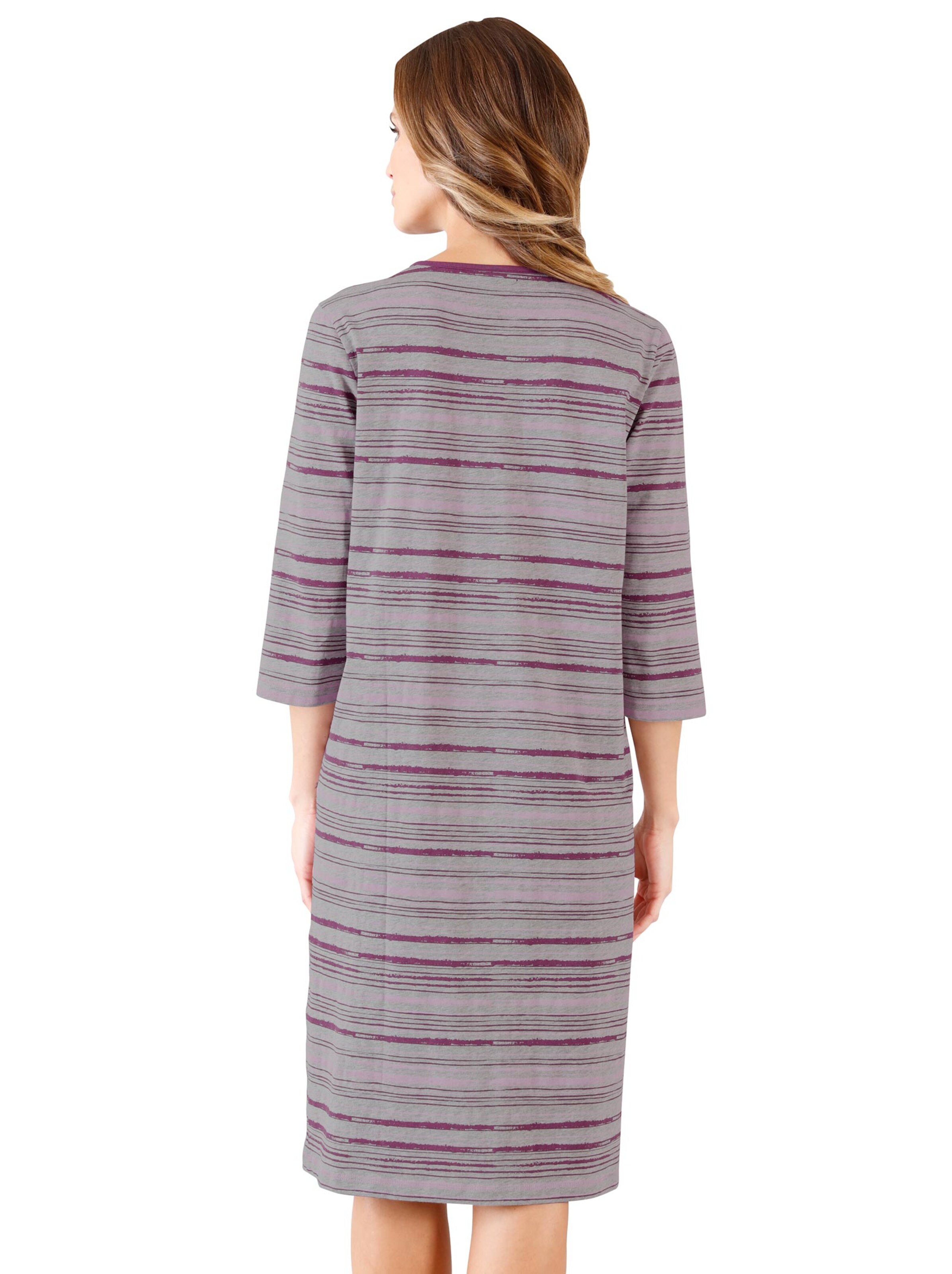 Nachthemd - rosé-gestreift