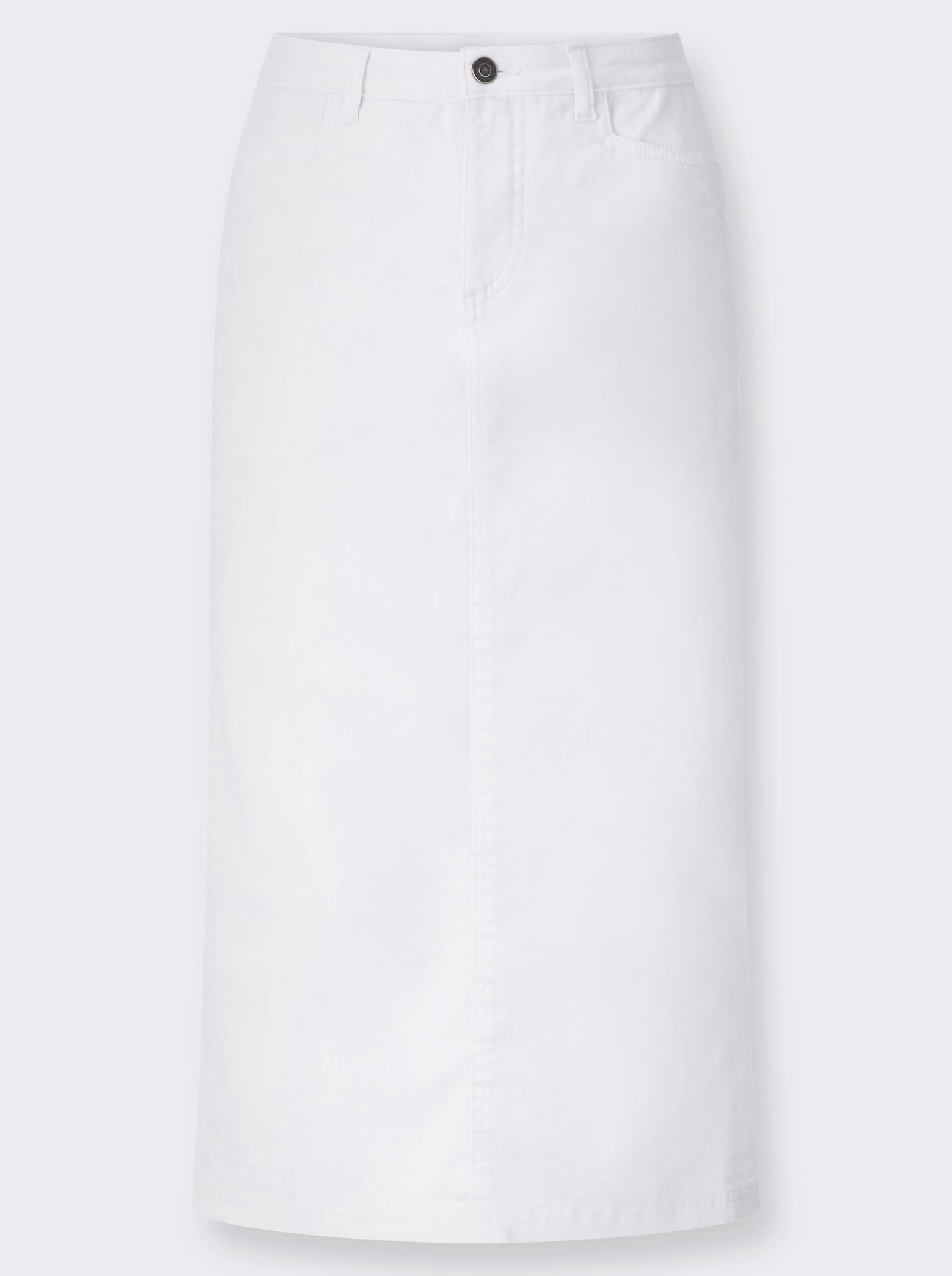Jeansrock - weiß