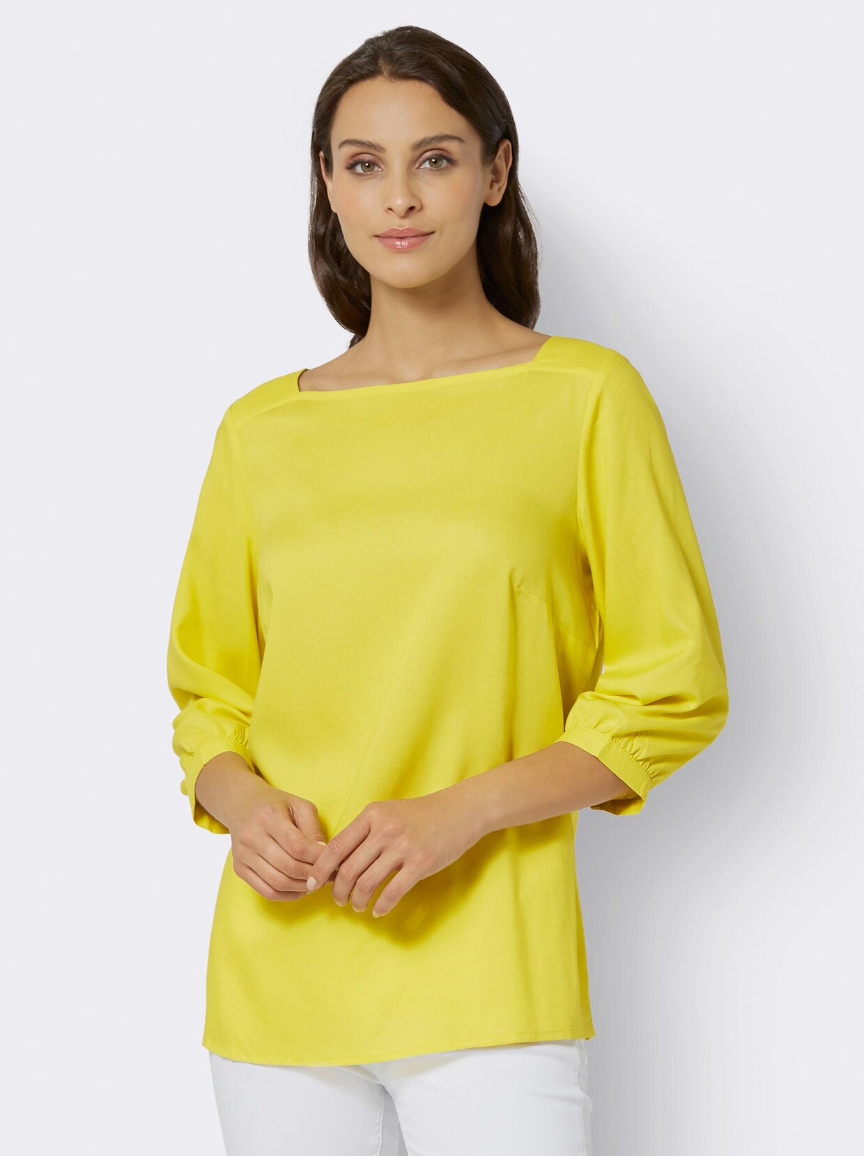 Comfortabele blouse - limoen