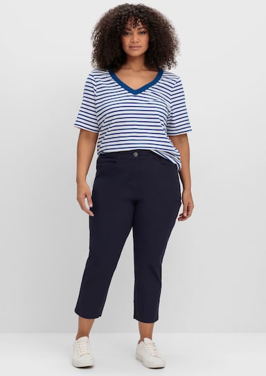 sheego Cargohose - tiefblau