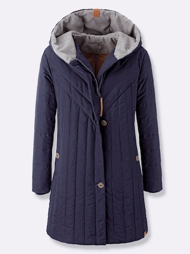 Jacke - marine-steingrau