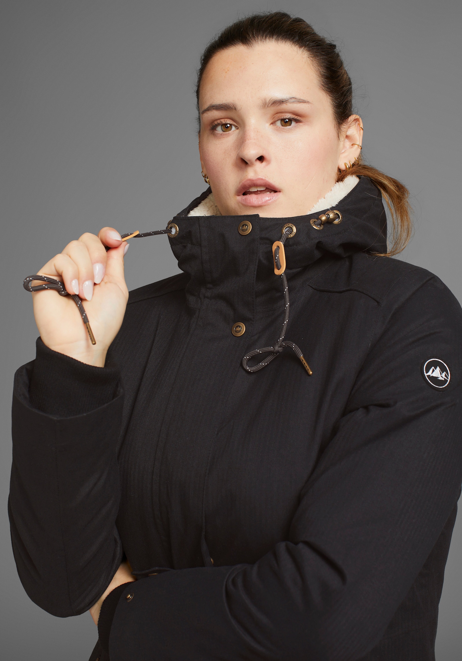 Polarino Outdoorjacke - schwarz
