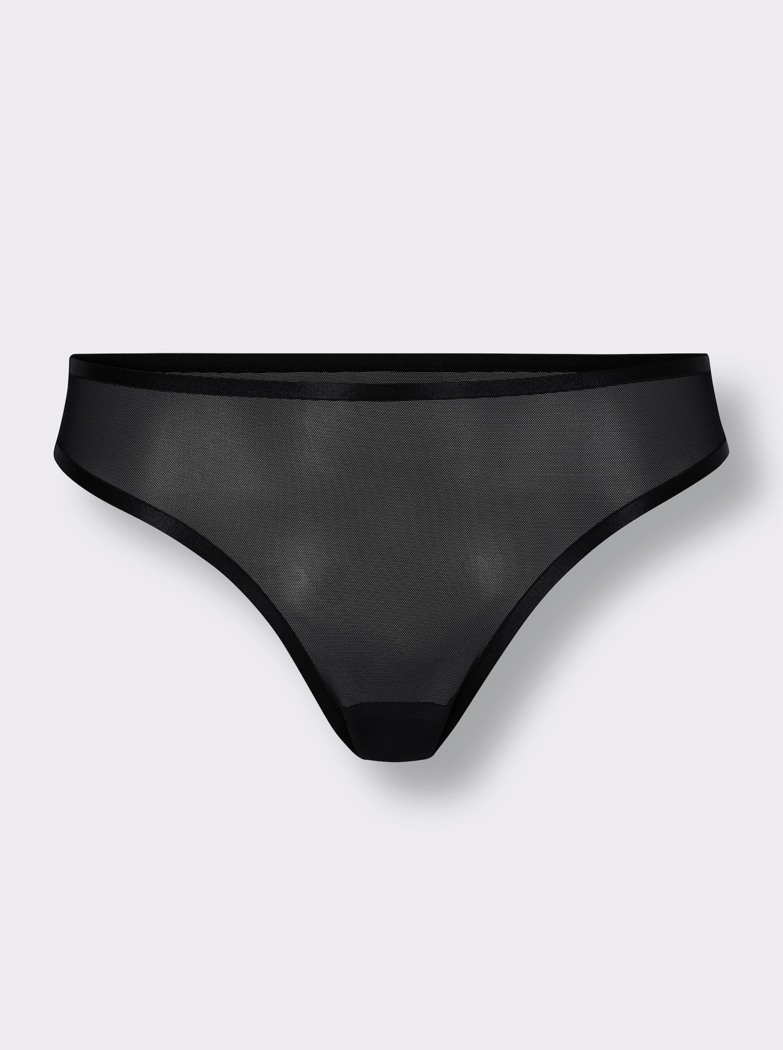 Minislip mit flachen Nähten - schwarz