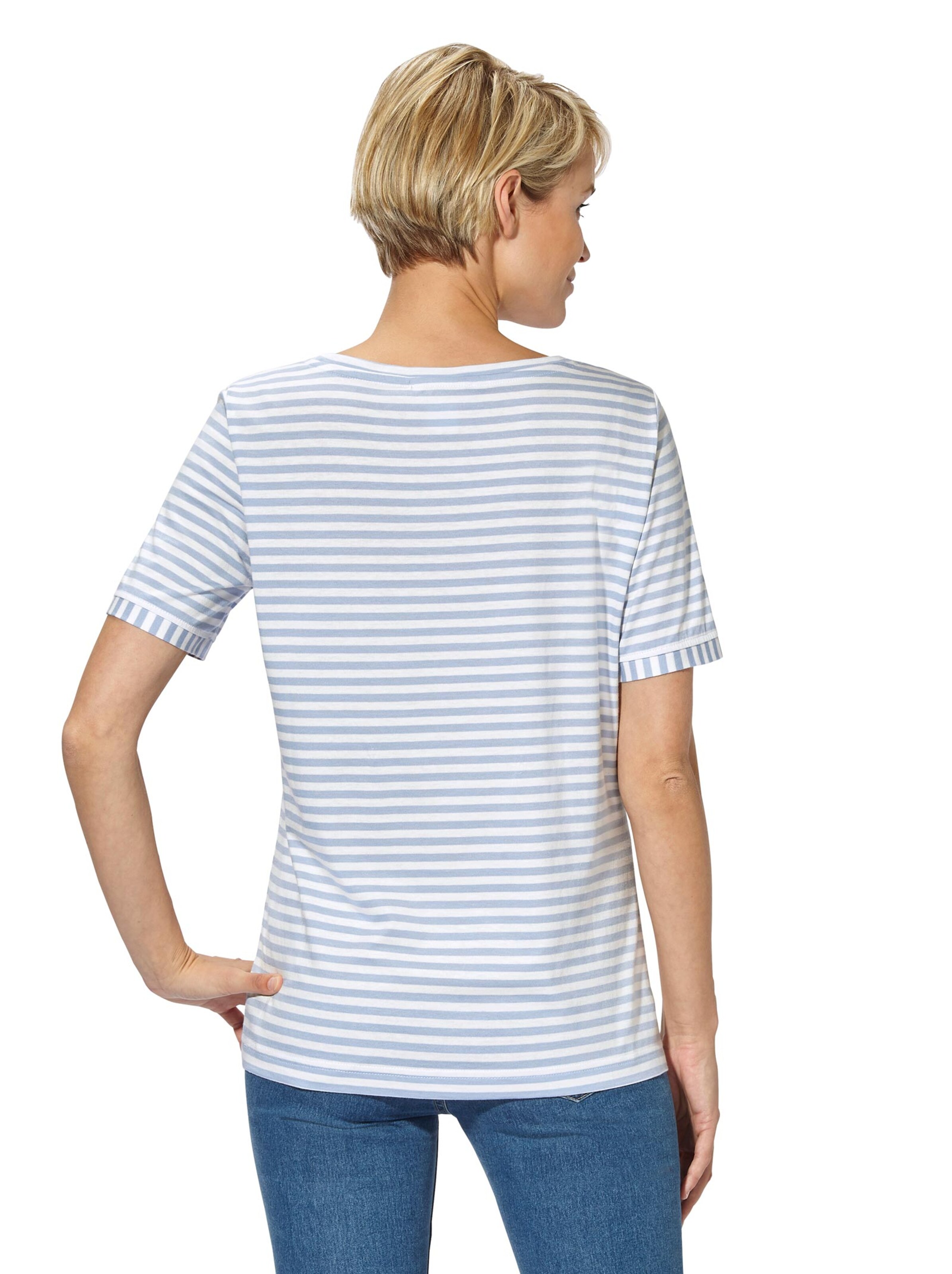 Collection L Shirt - bleu-gestreift