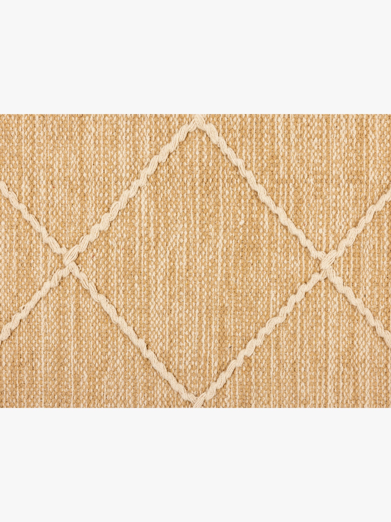 Theko Handwebteppich - beige-meliert