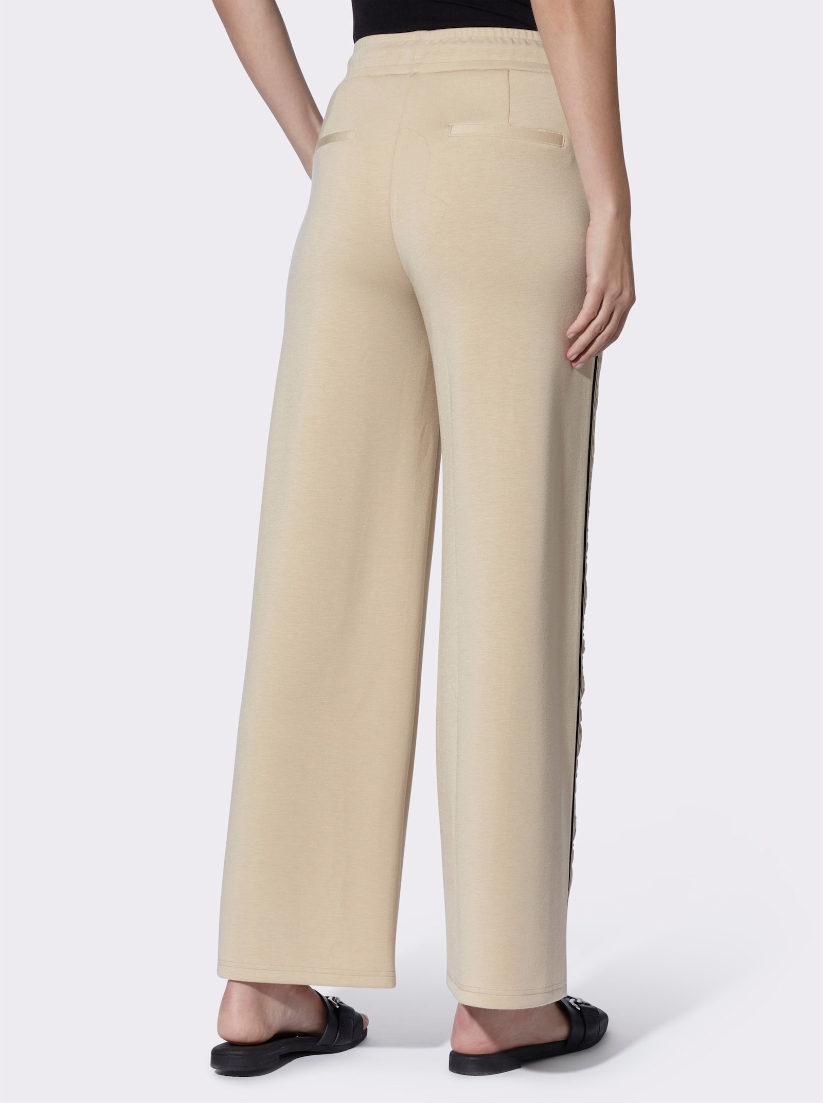 heine Pantalon molletonné - sable