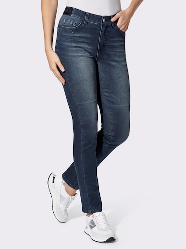 heine 5-Pocket-Jeans - blue-stone-washed