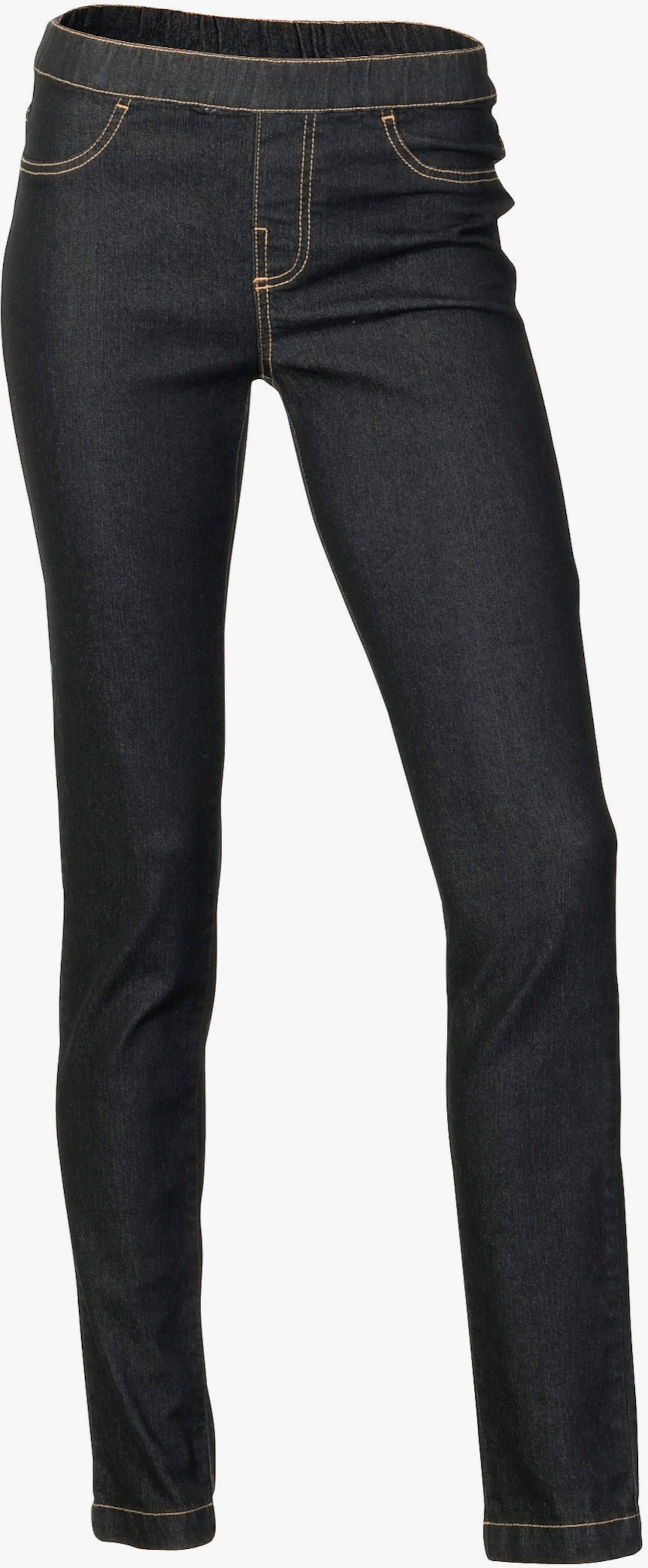 heine Jeansleggings in Used-Optik - black denim