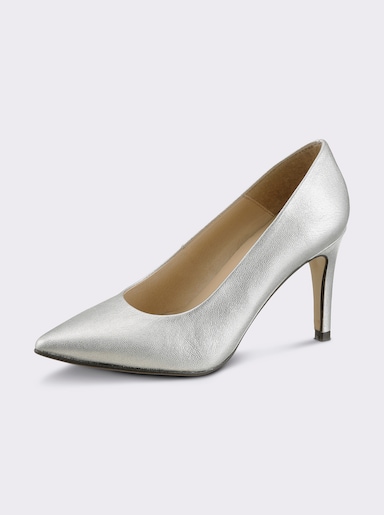 heine pumps - zilverkleur