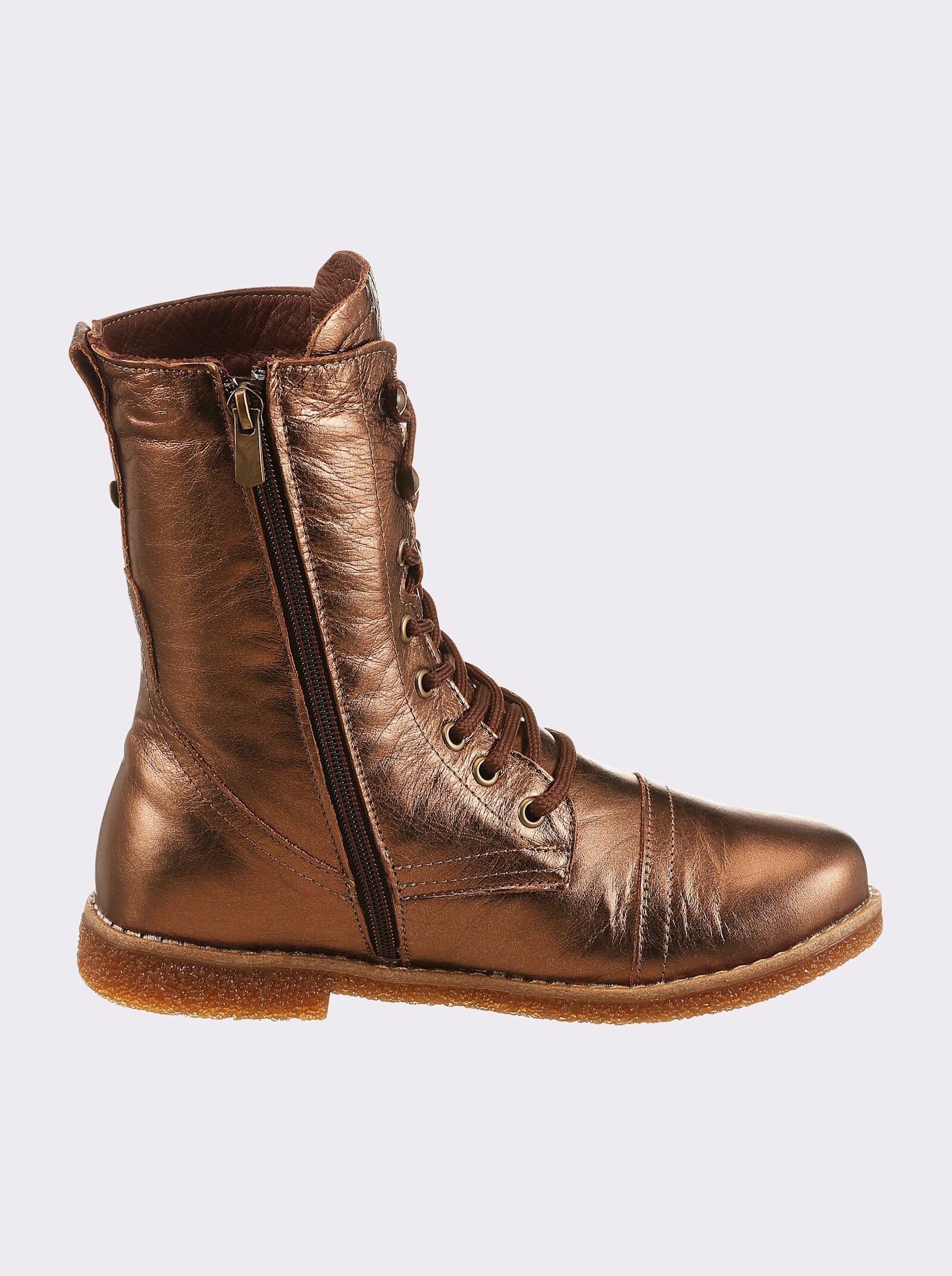 Andrea Conti Schnürstiefelette - bronzefarben