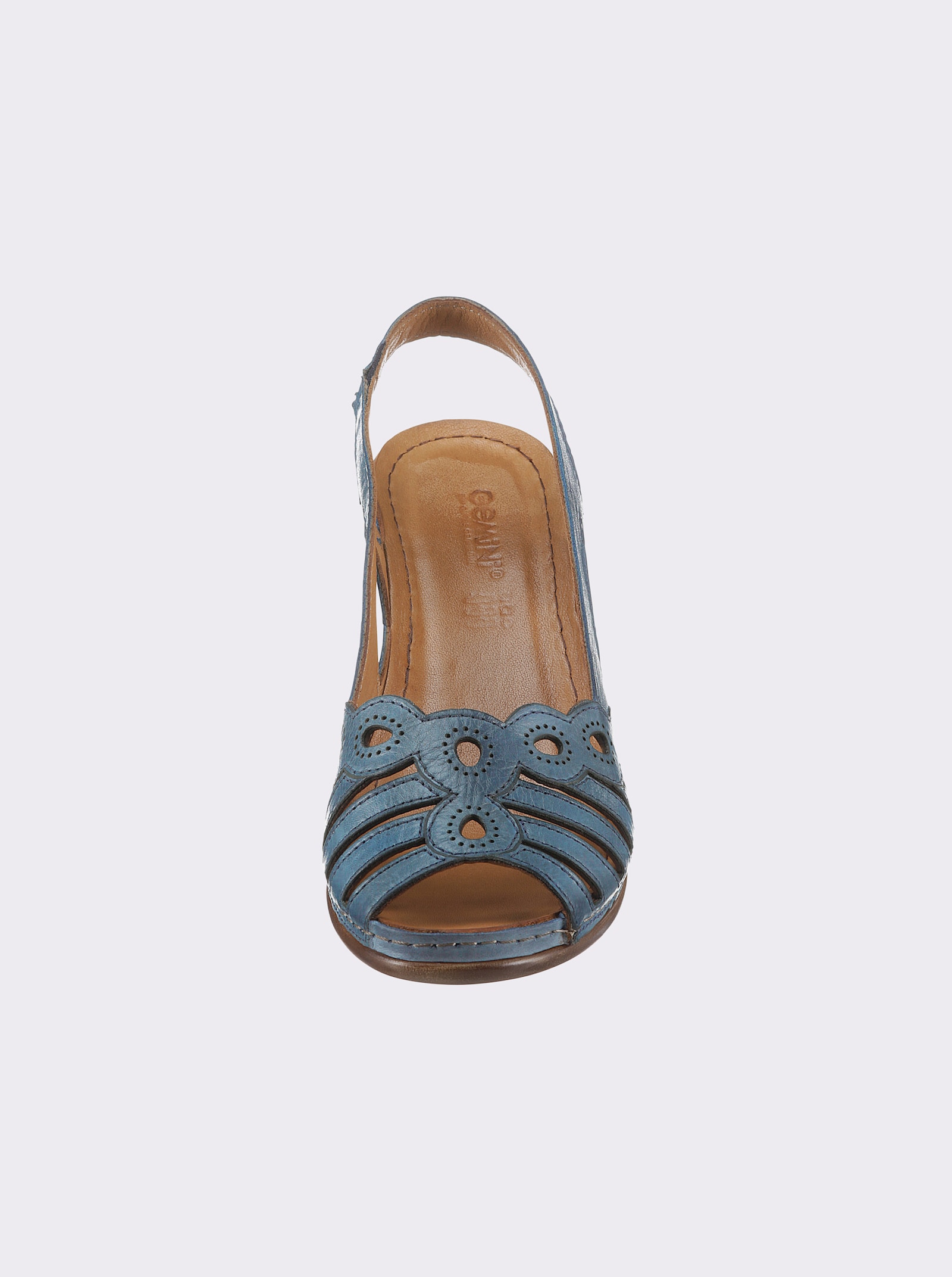 Gemini Sandale mit Gummizug für leichten Einstieg - royalblau