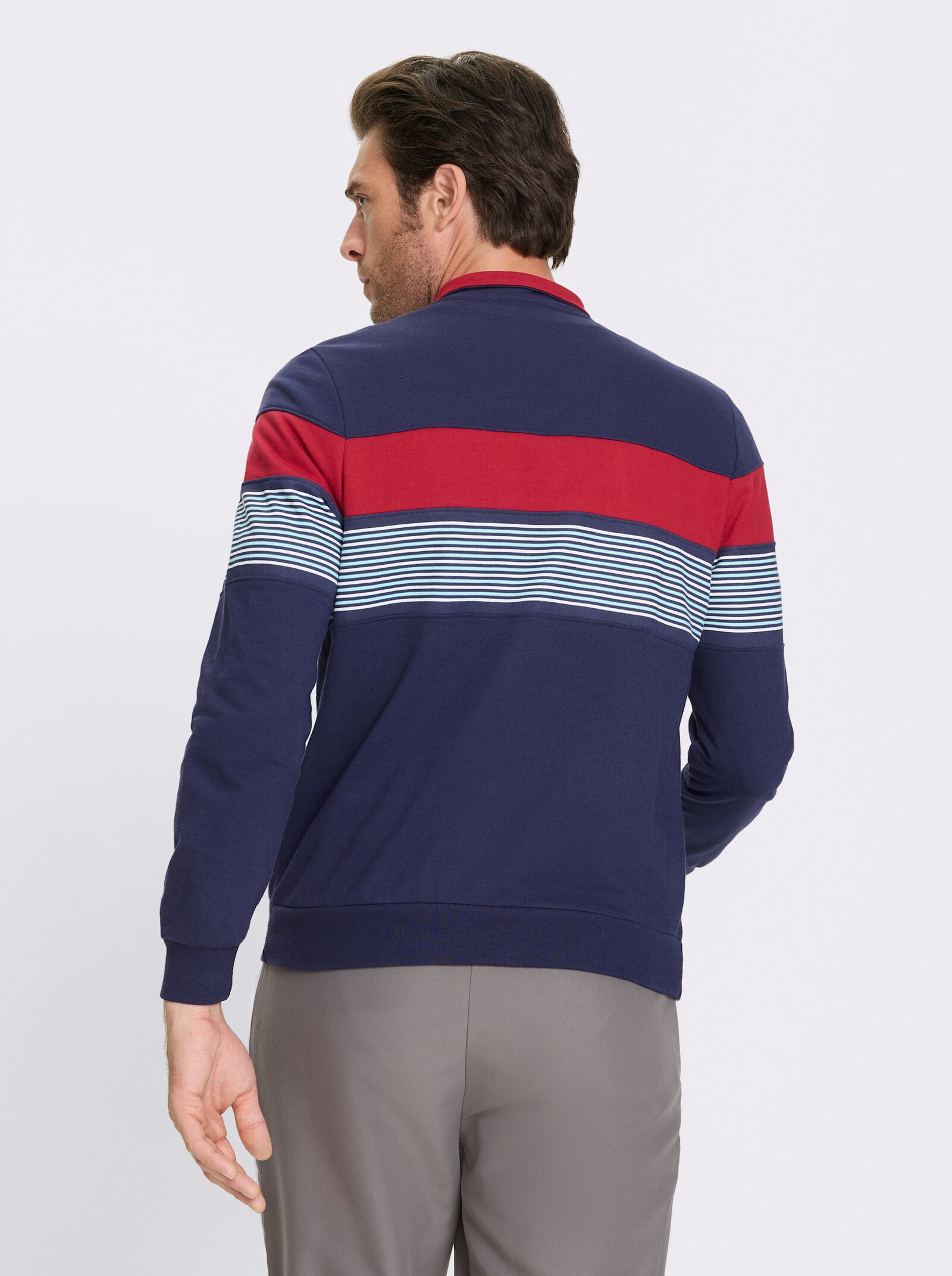 Catamaran Sports Sweatshirt met elastische boordjes - marine