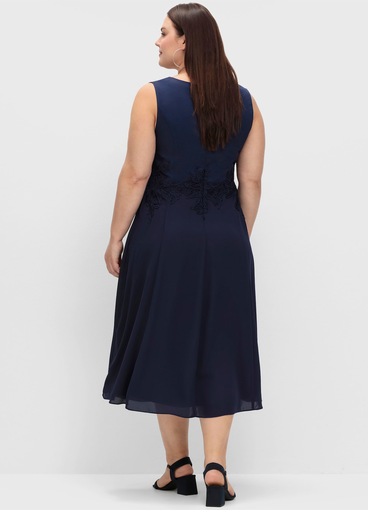 sheego Cocktailjurk - marine
