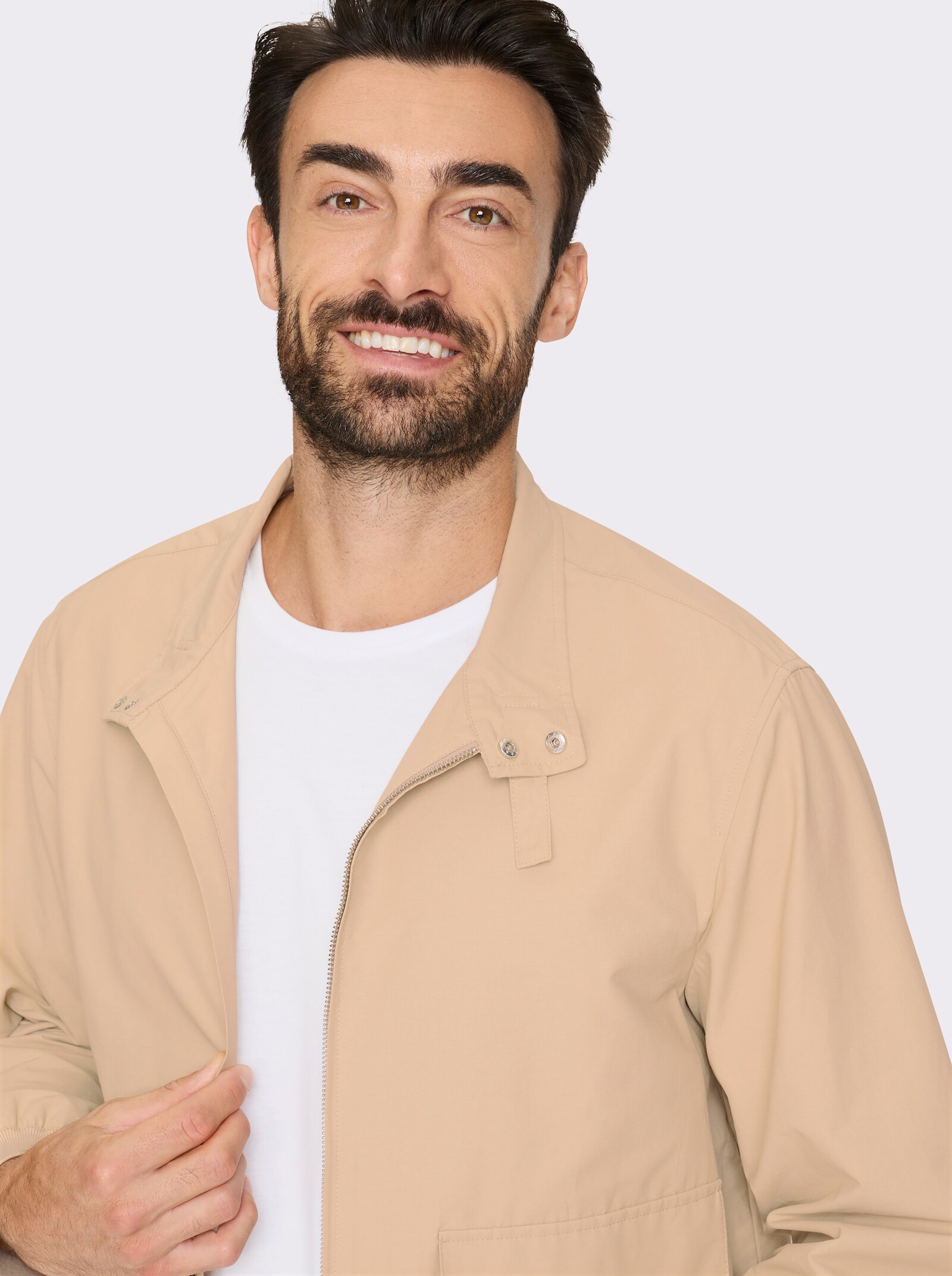 Marco Donati Blouson mit Stehkragen - beige
