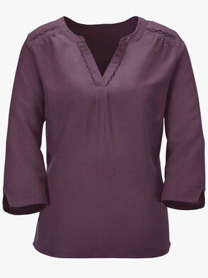 Bluse - aubergine