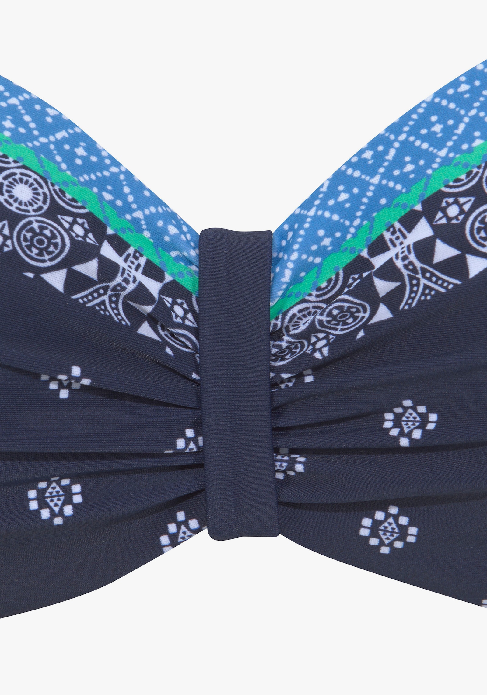 LASCANA Bügel-Bandeau-Bikini-Top - nachtblau