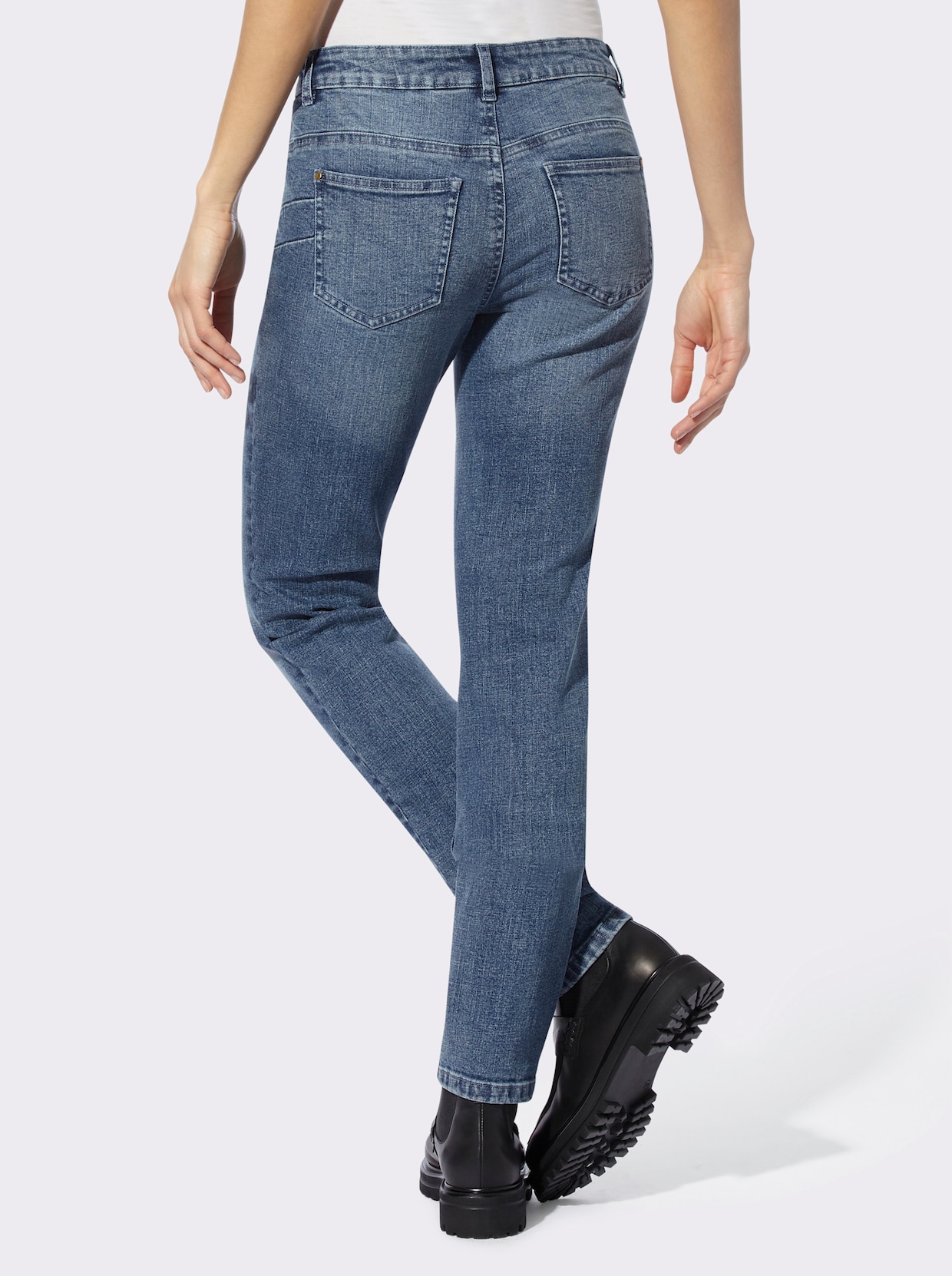 heine Push-up-Jeans - blue-bleached