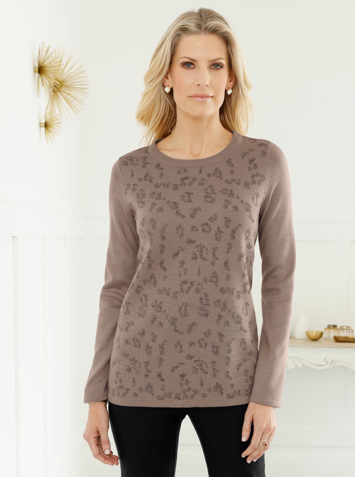 Bengalinhose mit Zierreißverschlüssen - schwarz