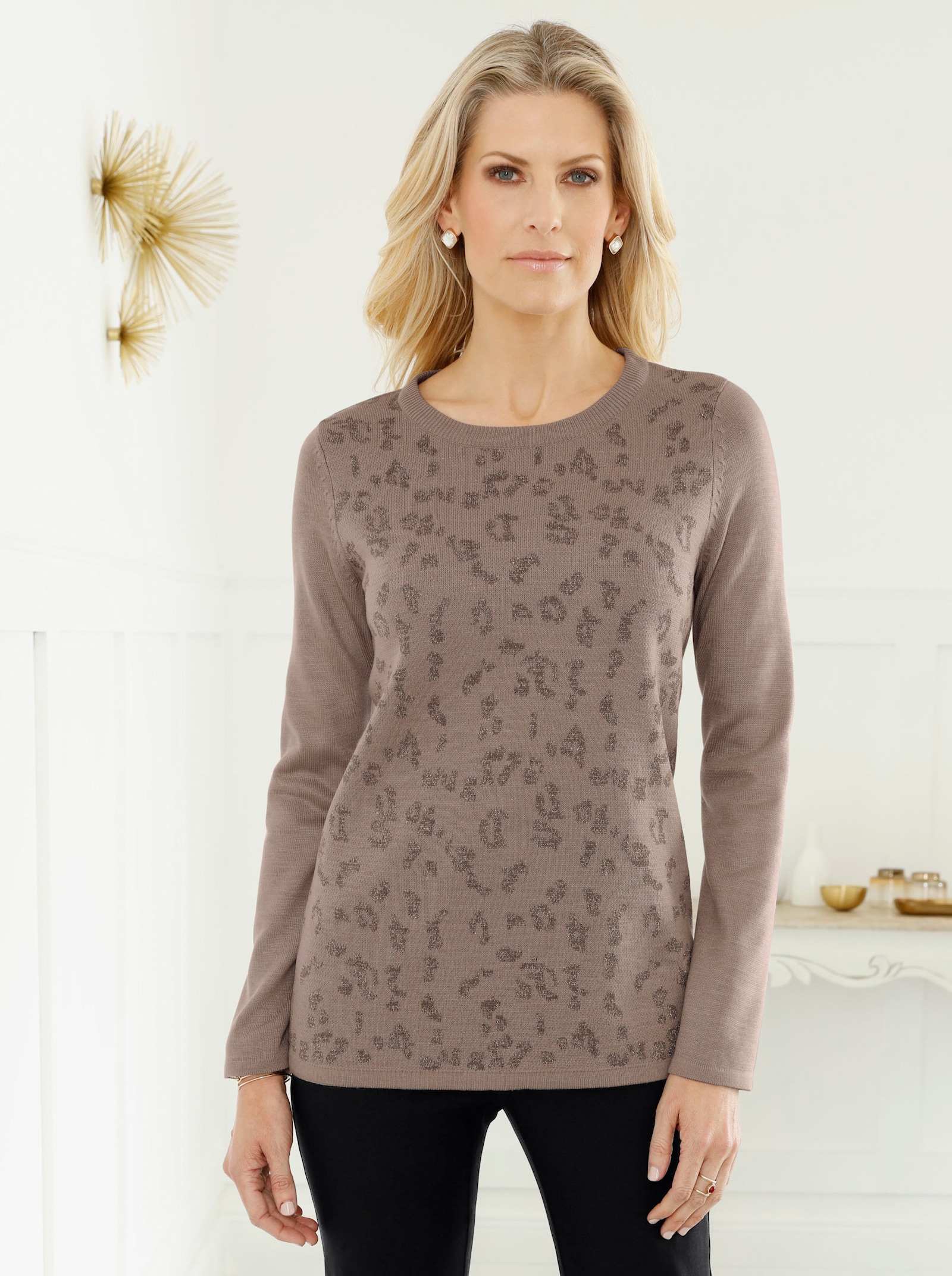 Bengalinhose mit Zierreißverschlüssen - schwarz