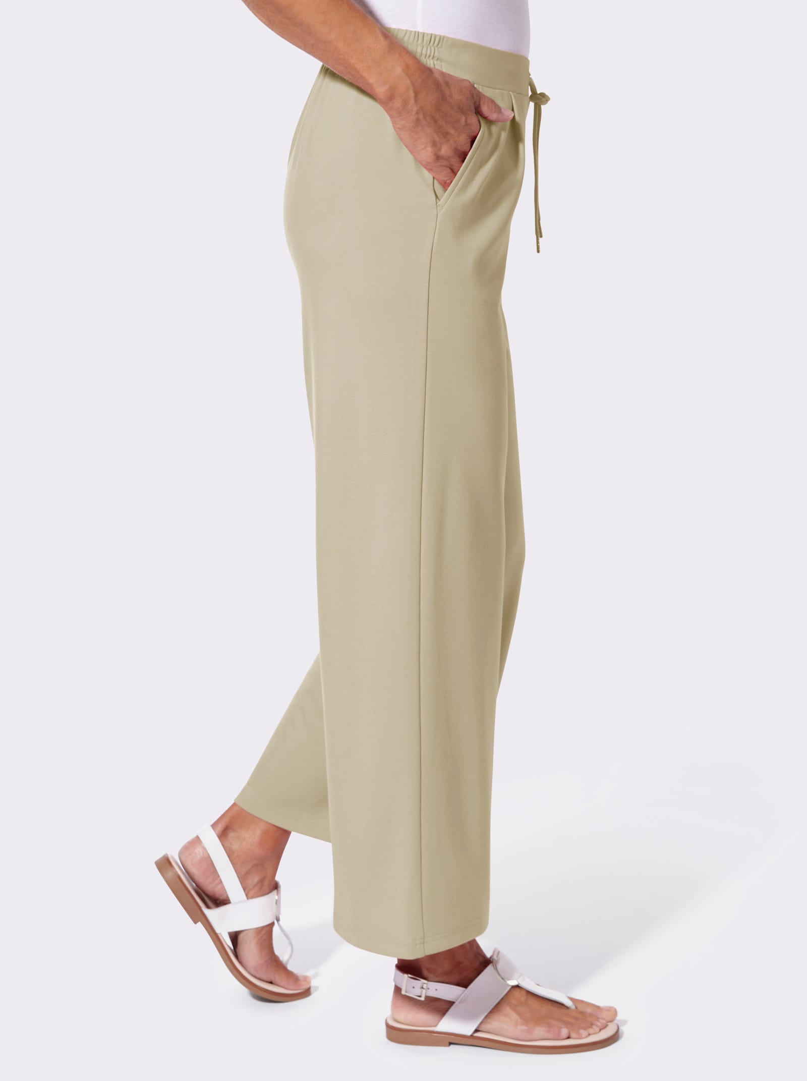 Jerseyhose in Culotte-Form - sand