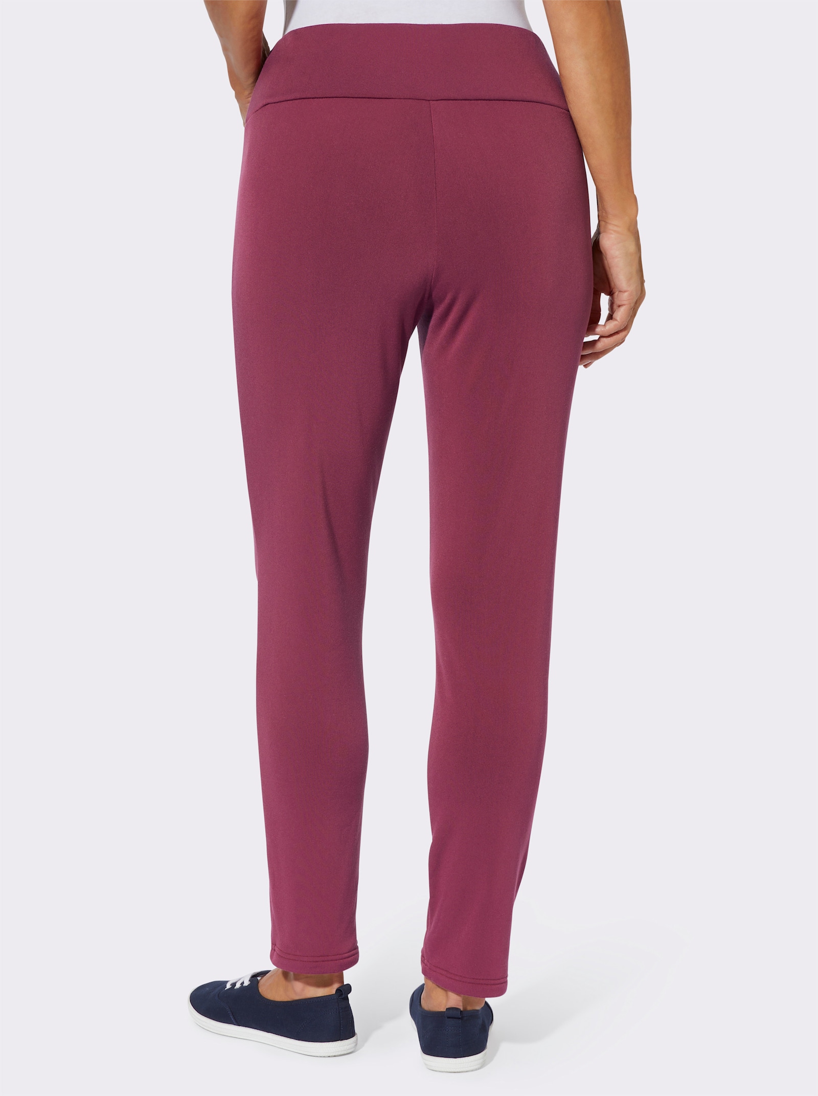 Thermoleggings mit Fleece-Futter - bordeaux