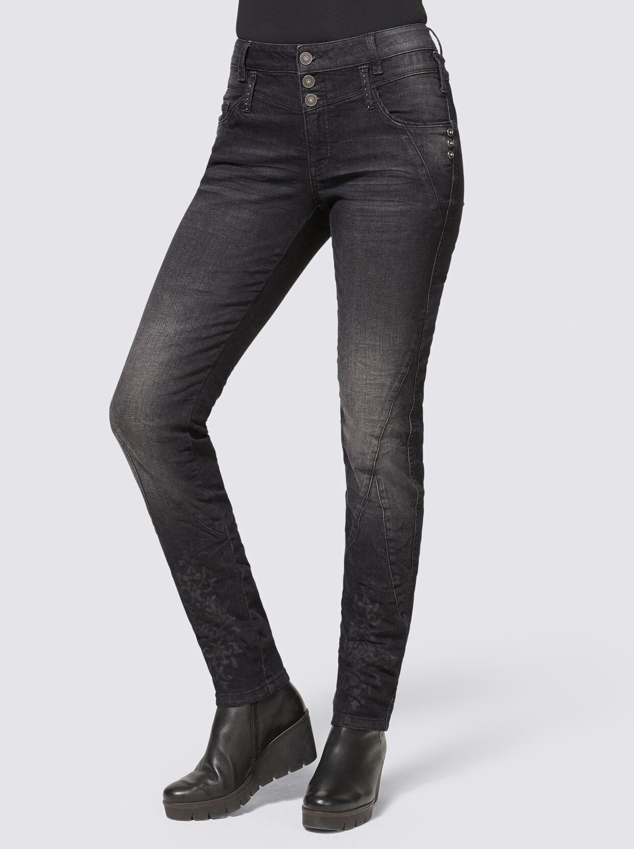 Linea Tesini Jeans - black denim