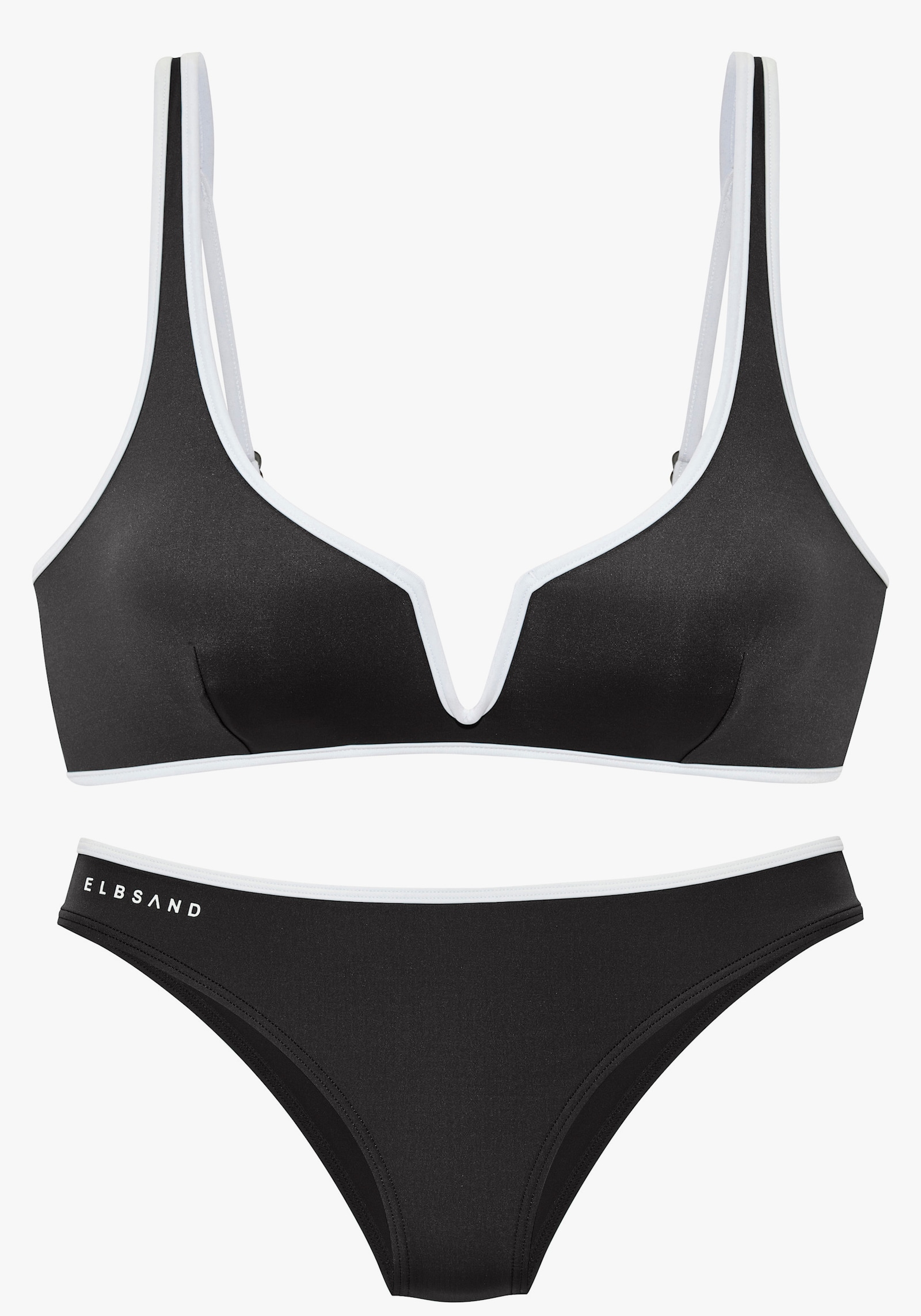 Elbsand Triangel-Bikini - schwarz