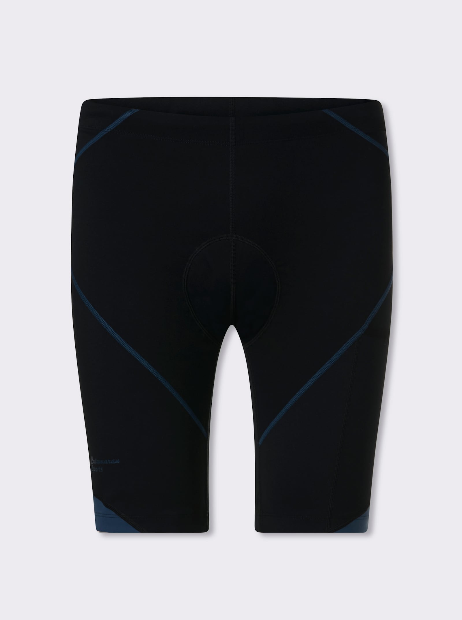 Catamaran Sports Fahrradhose mit Sitzpolster - schwarz-mittelblau