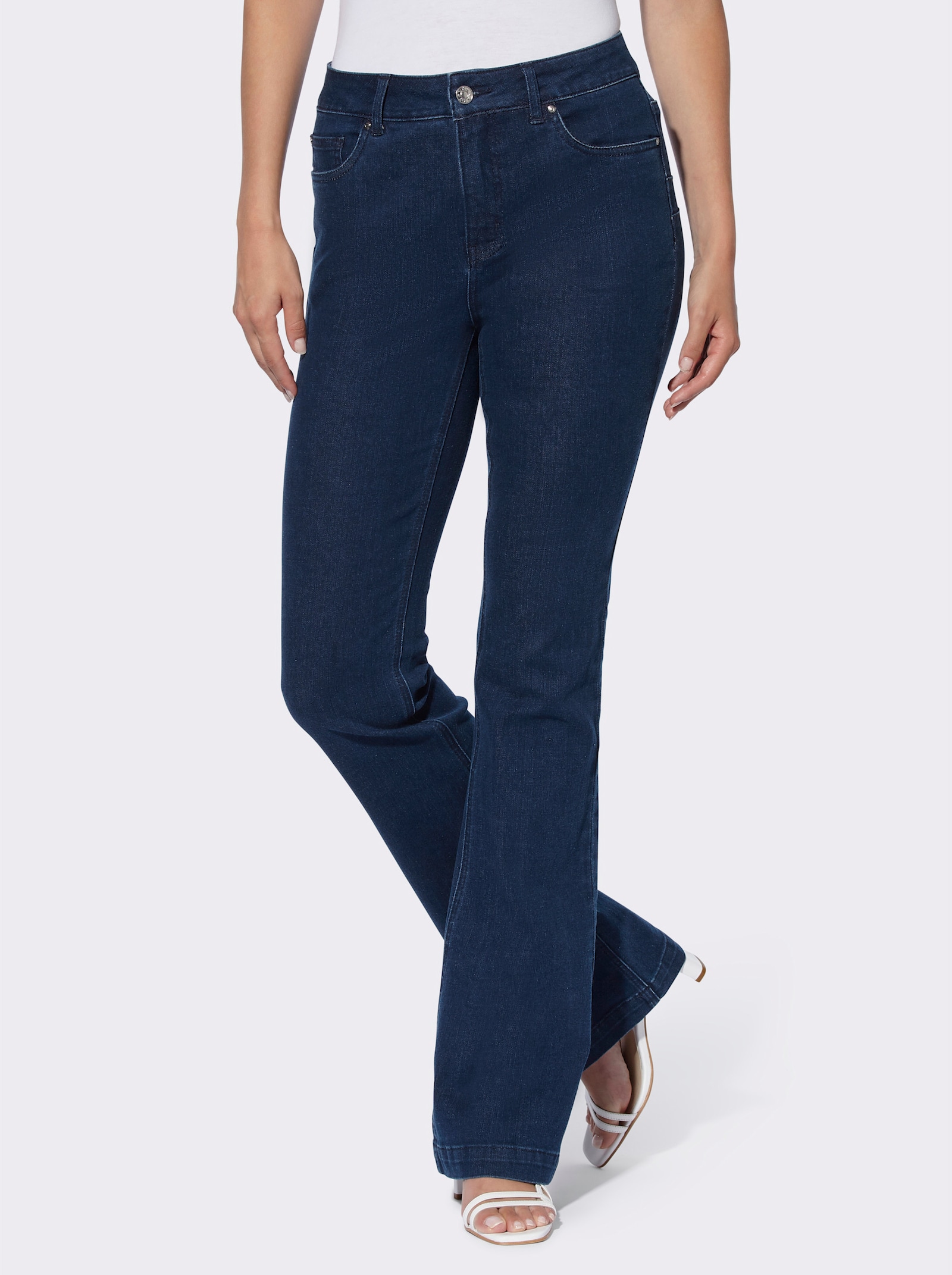 heine Bootcut-Jeans mit Push-up-Effekt - dark blue