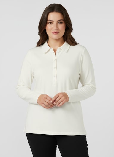 Poloshirt aus Baumwoll-Qualität - ecru