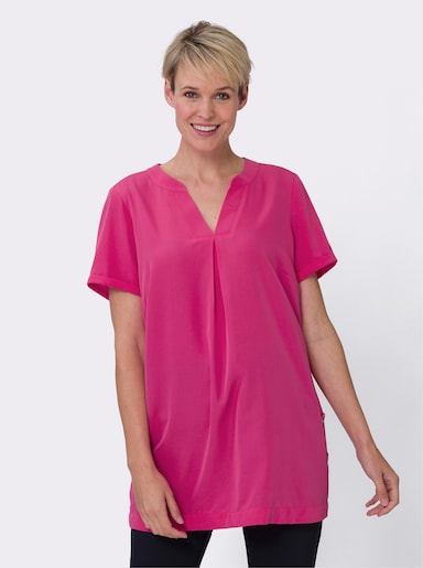 Longbluse - fuchsia