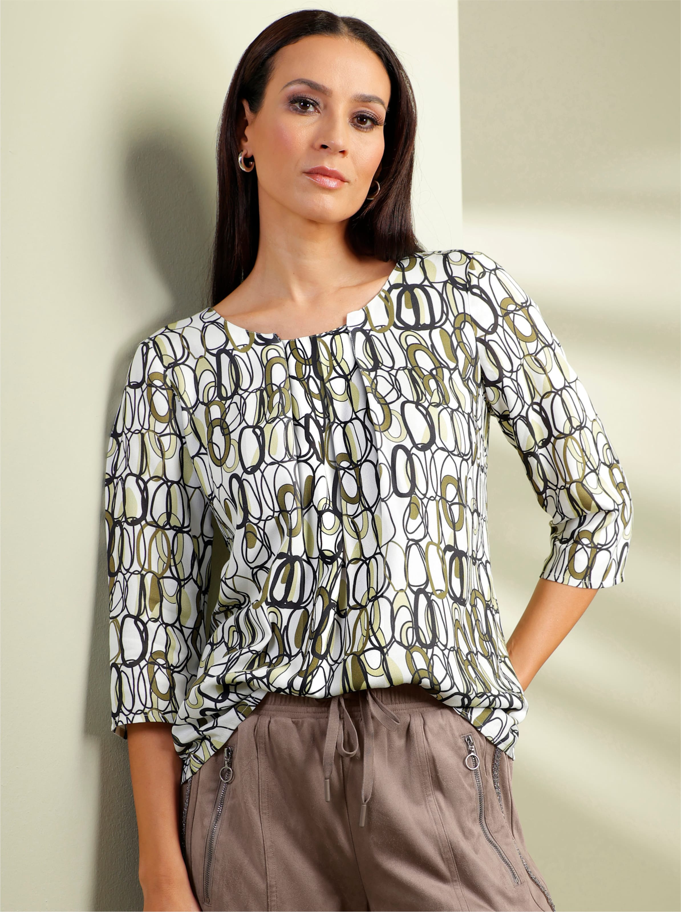 Druckbluse