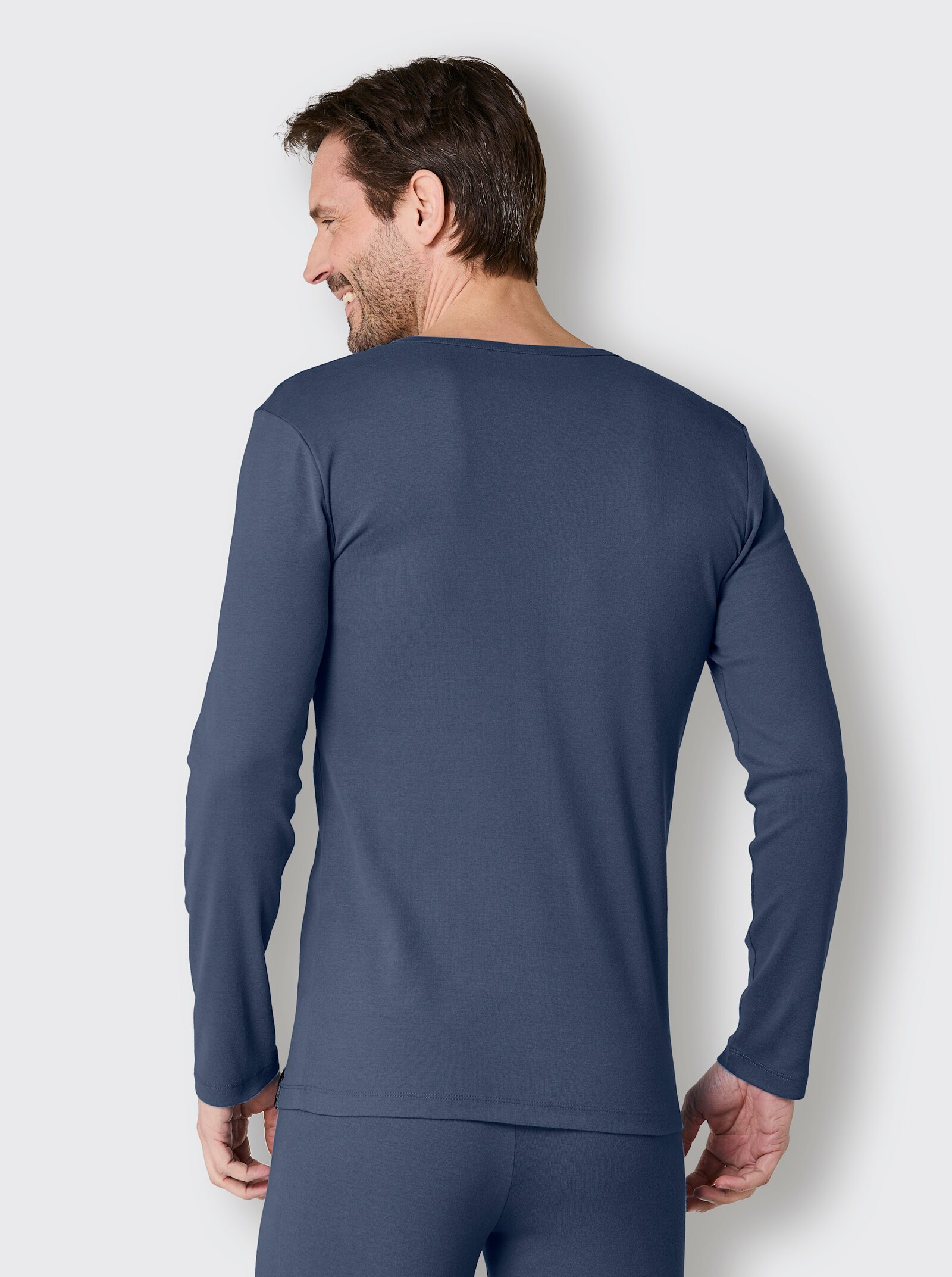 wäschepur men Shirt - donkerblauw