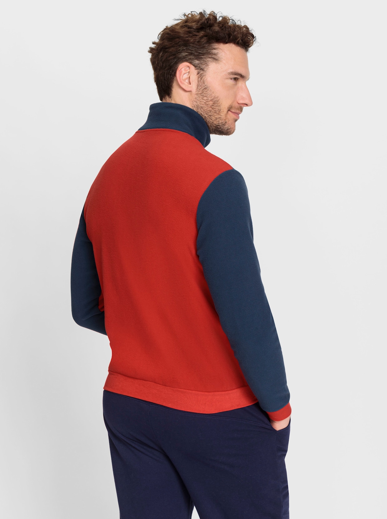 Catamaran Sports Fleeceshirt - donkerblauw/rood