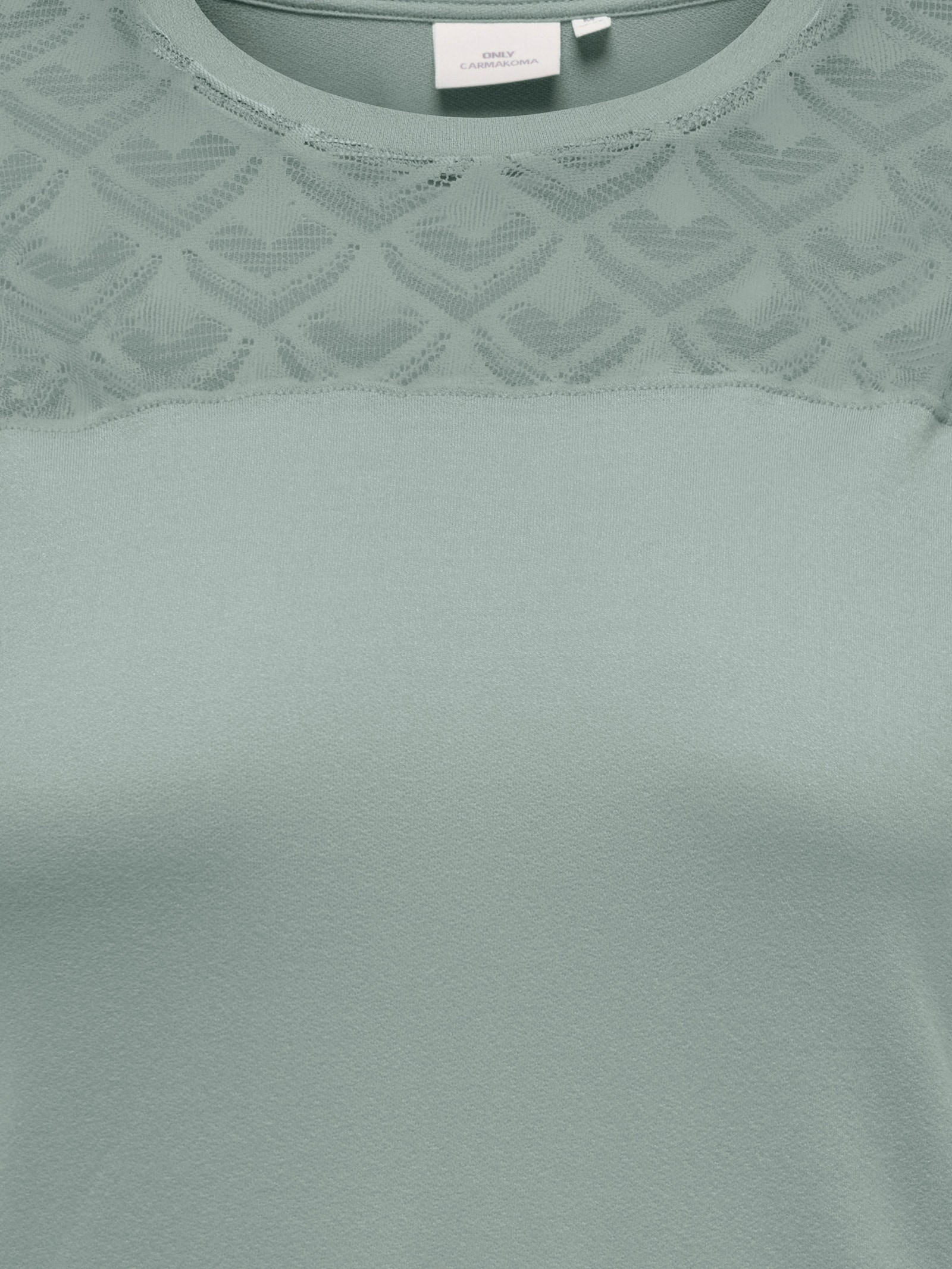 ONLY CARMAKOMA Spitzenshirt - jadeite