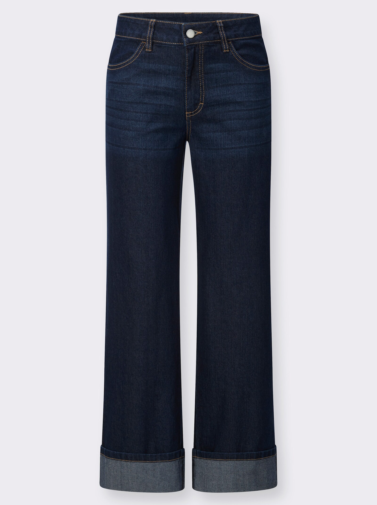 Jeans in knöchelfreier Länge - dark blue