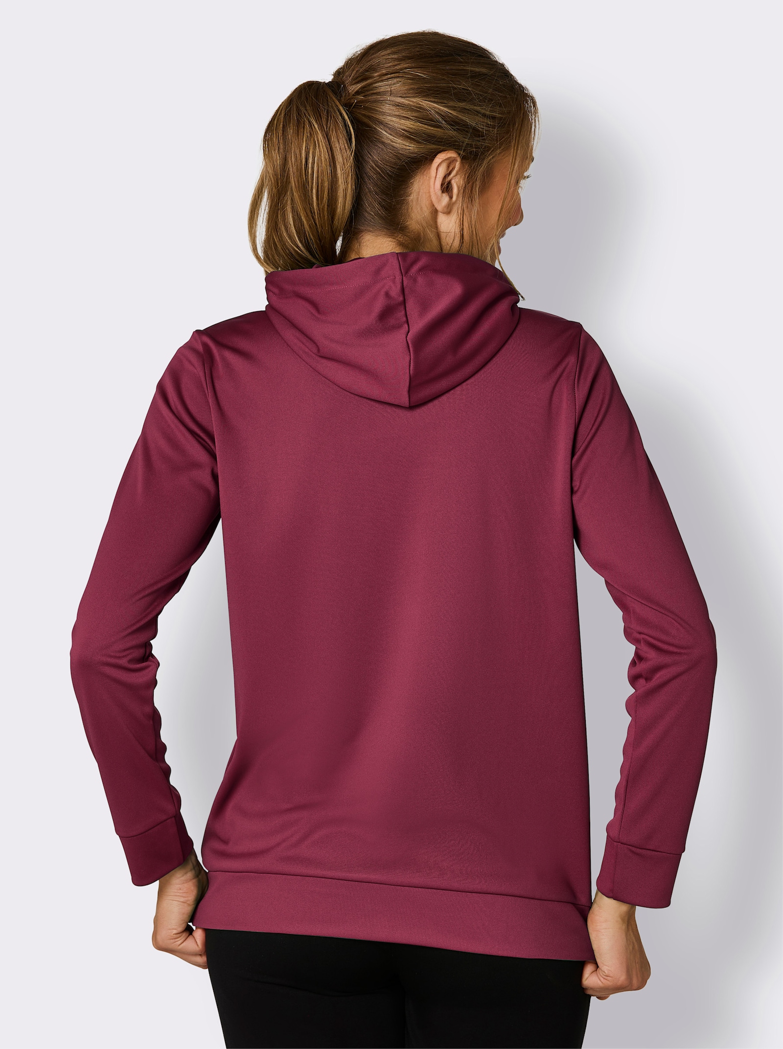Catamaran Sports Sweatshirt met in wijdte verstelbare capuchon - bordeaux