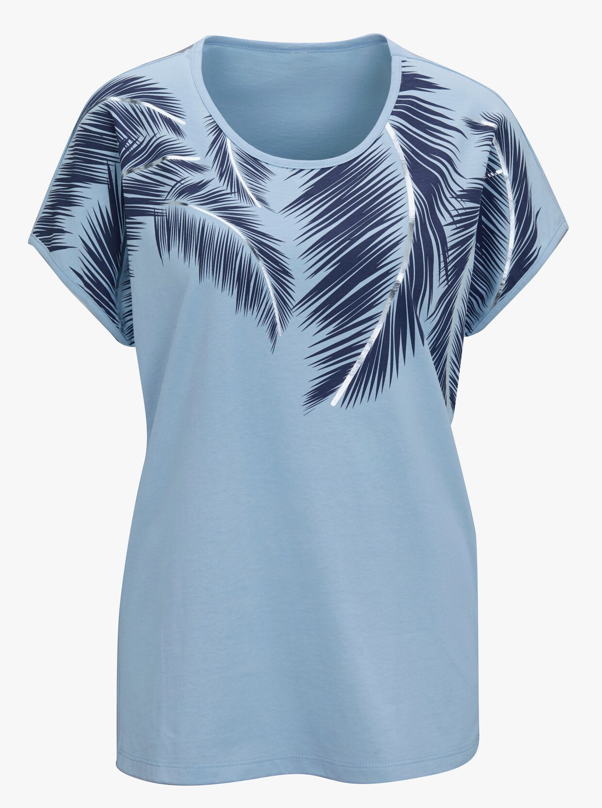 Shirt met print - lichtblauw geprint