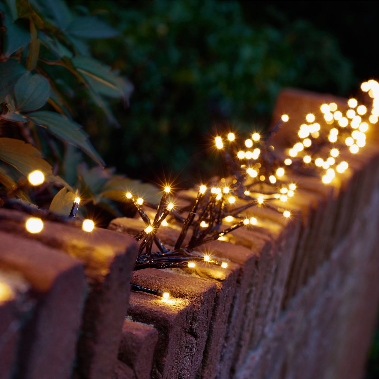 my home LED-Lichterkette - schwarz