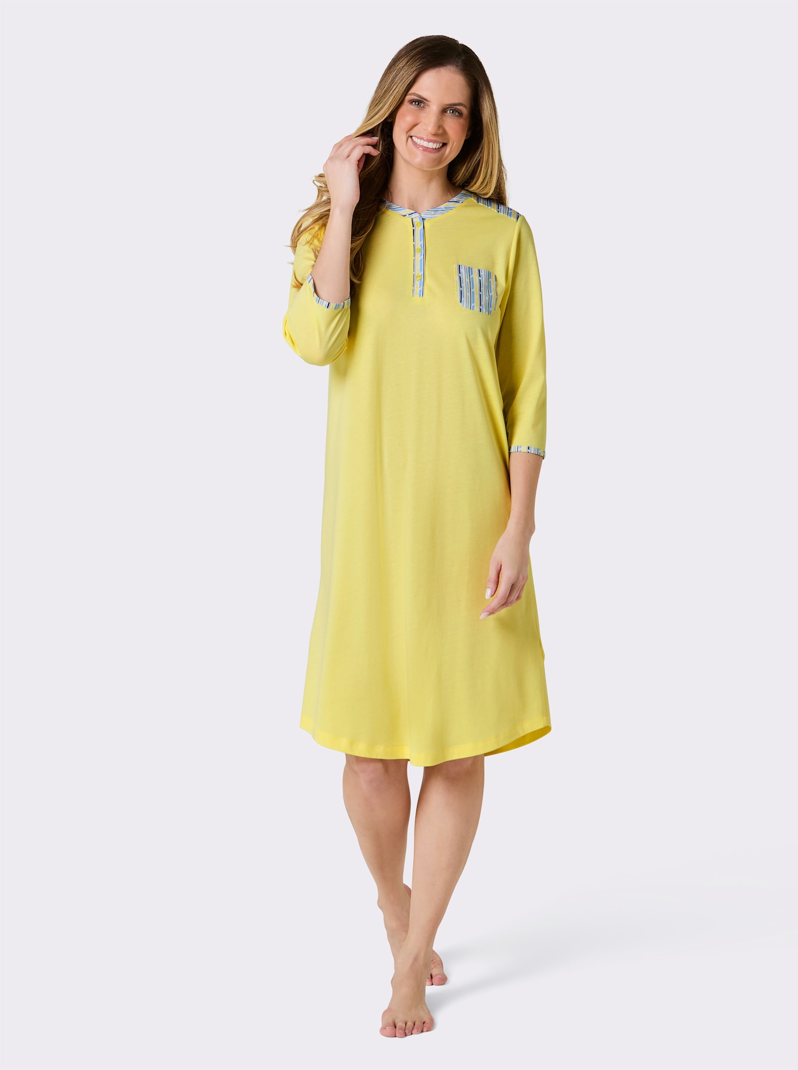 wäschepur Nachthemd - zitrone