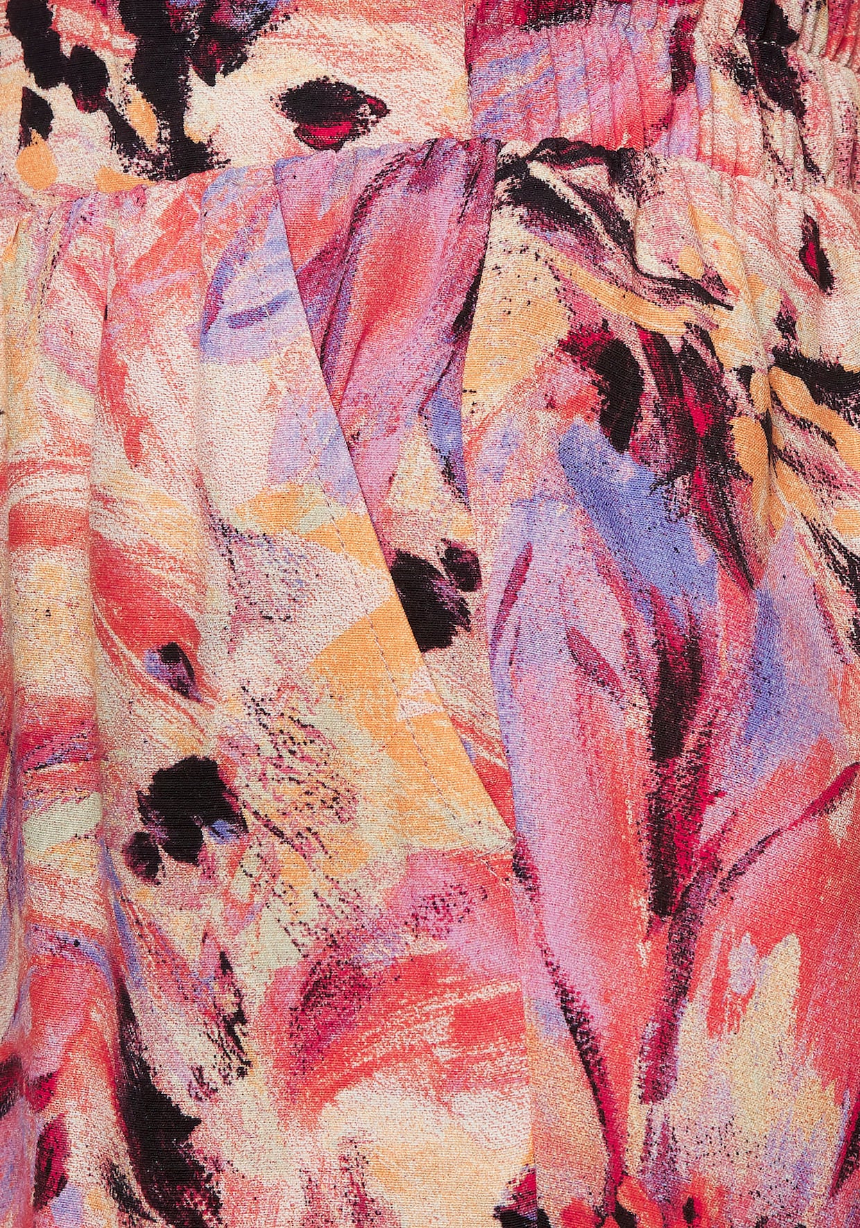 LASCANA palazzo-broek - pink bedrukt