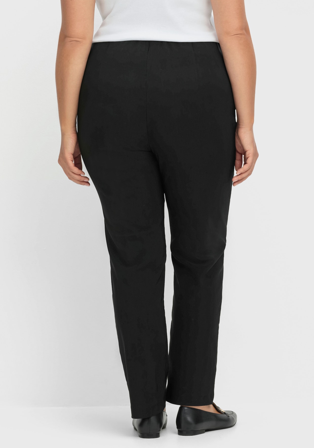 Stretch-Hose mit innenliegendem Dehnbund - schwarz