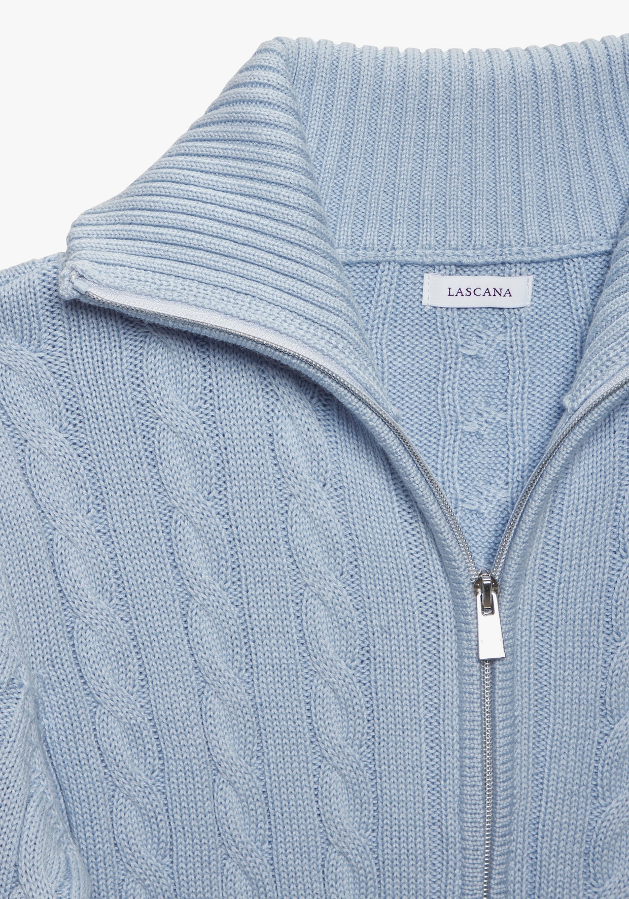 LASCANA Strickjacke - hellblau