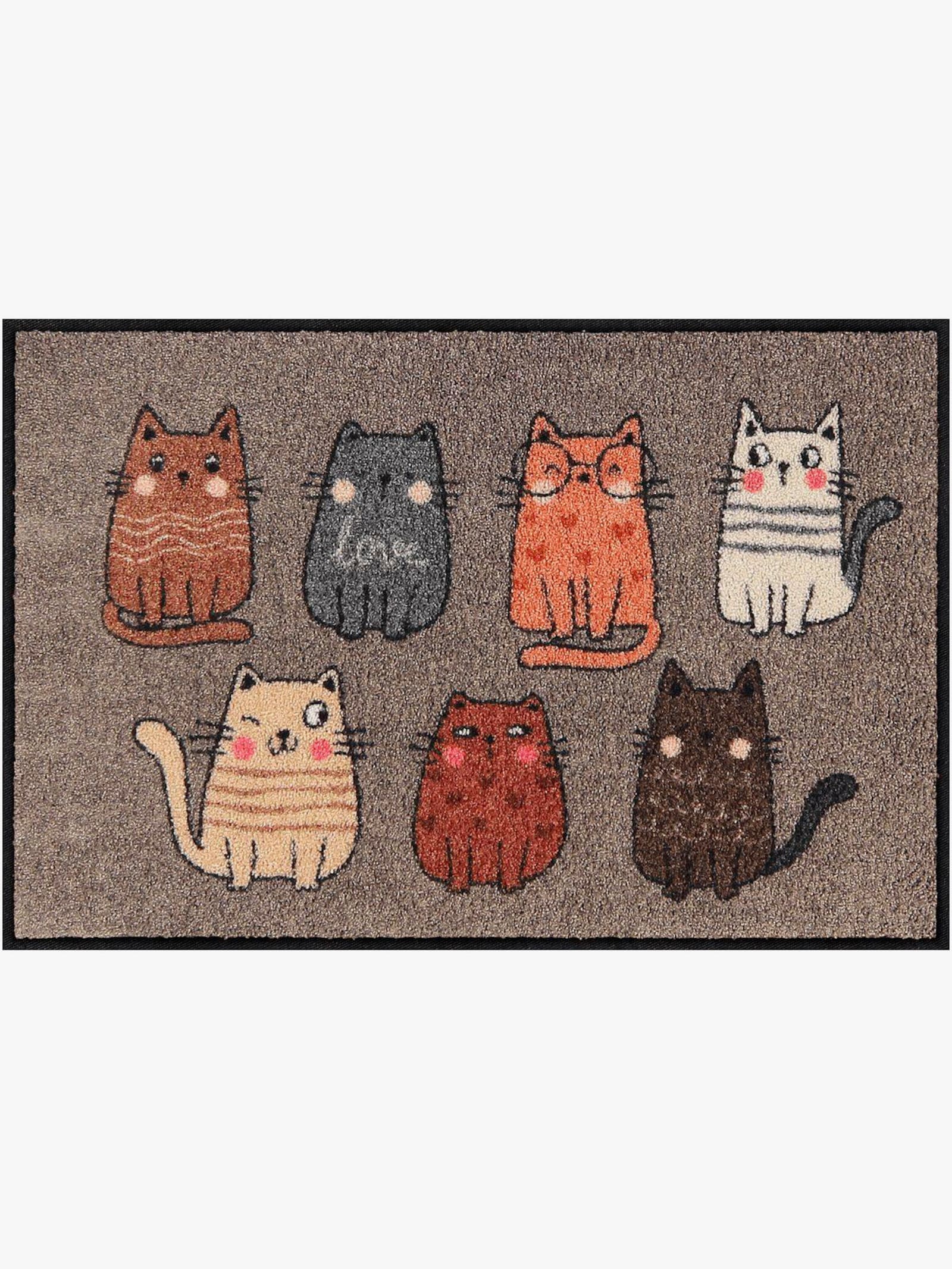 Salonloewe Fußmatte - taupe-bunt