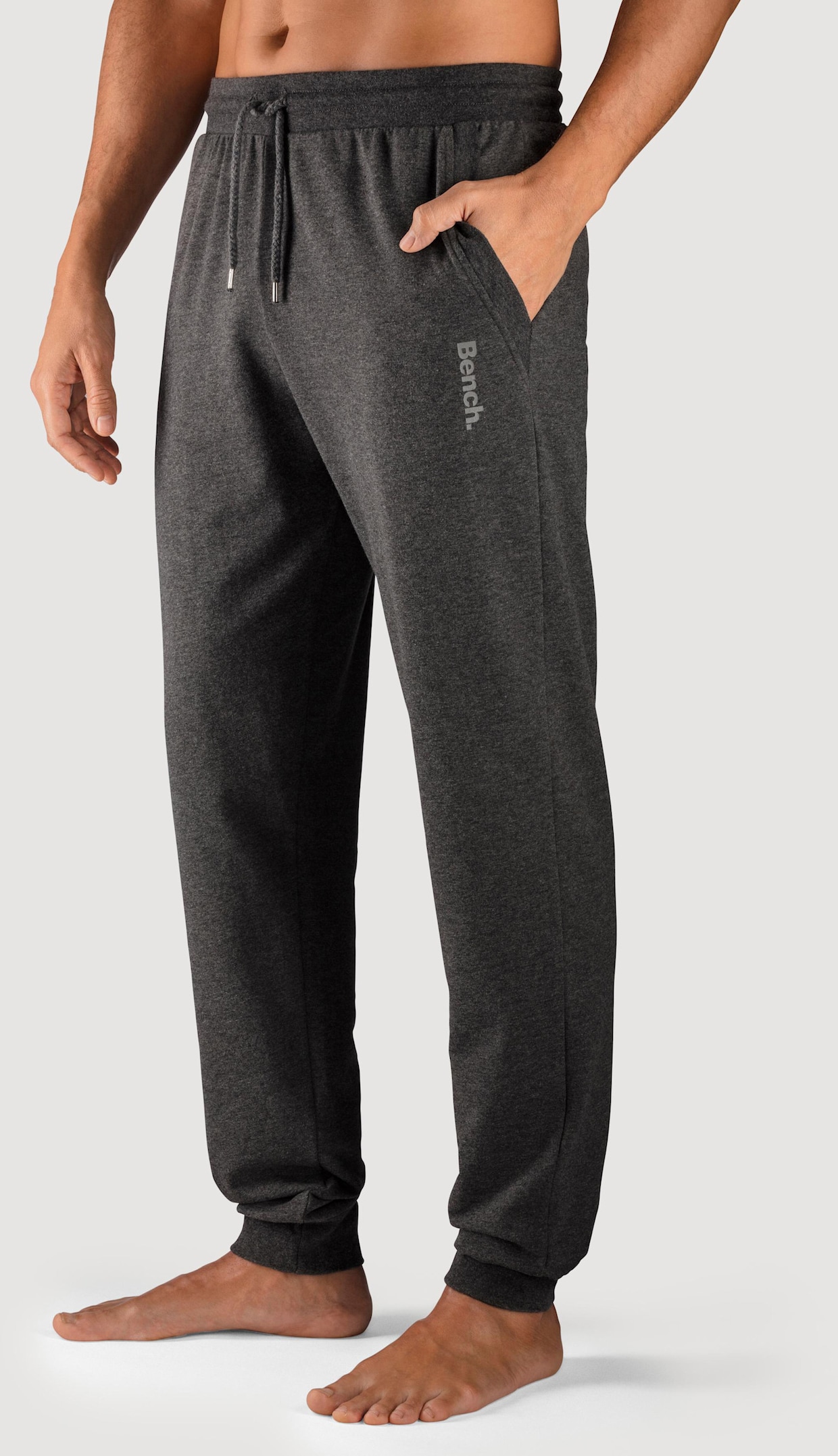 Sweatbroek - antraciet gemêleerd