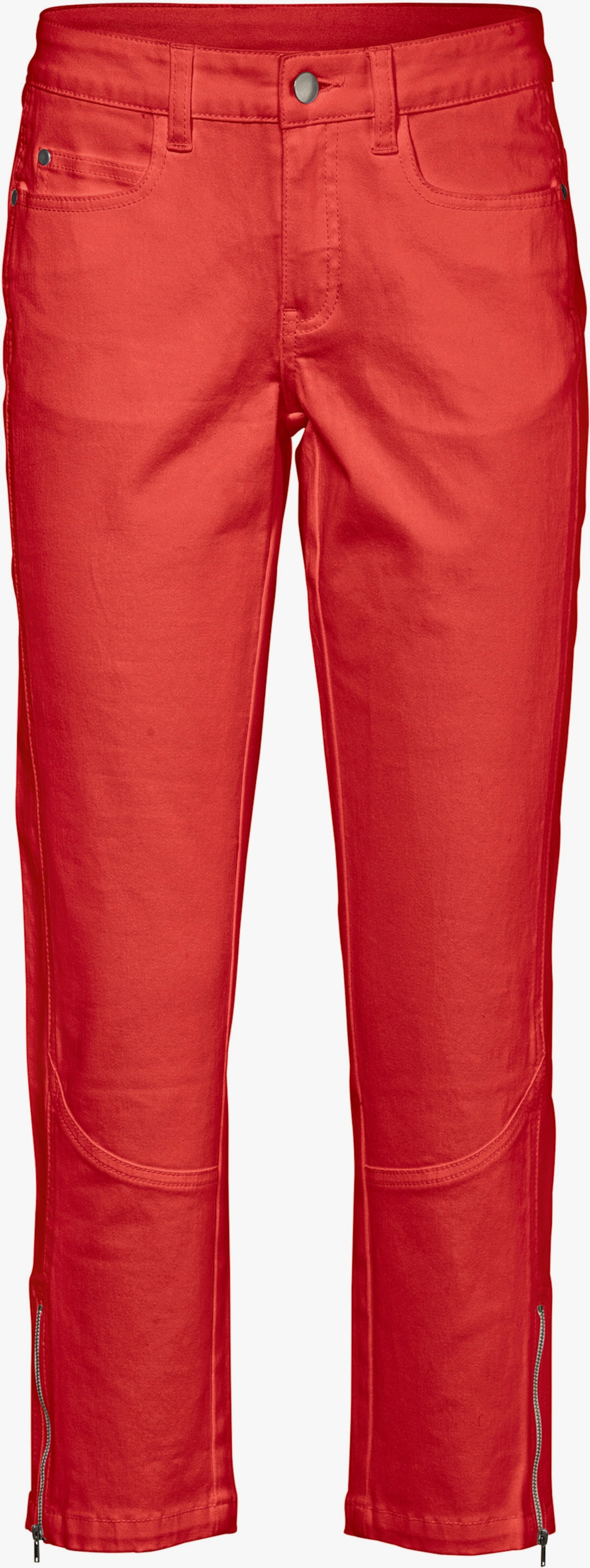 heine Broek met smalle pijpen - hibiscus