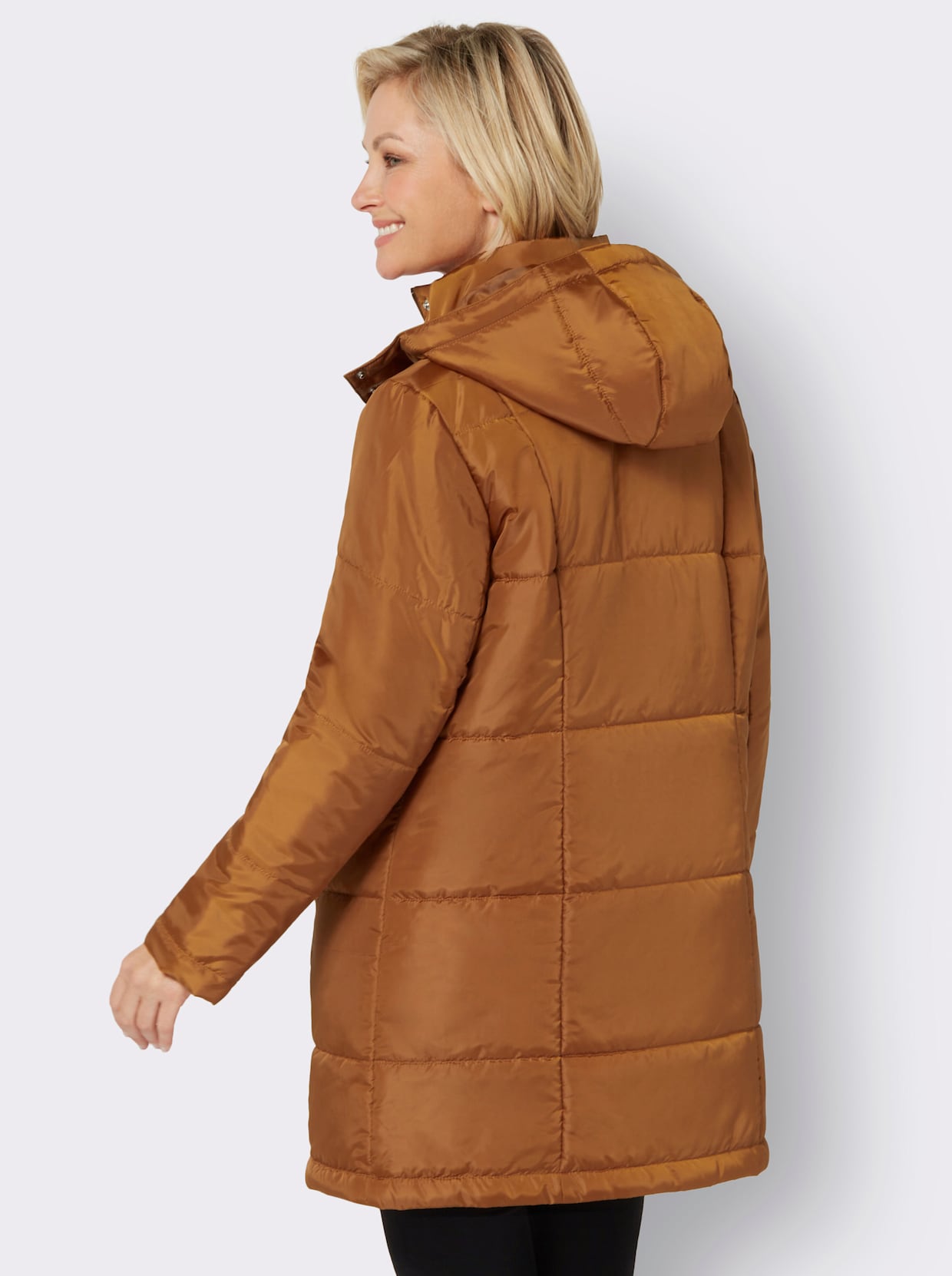 Longjacke - cognac