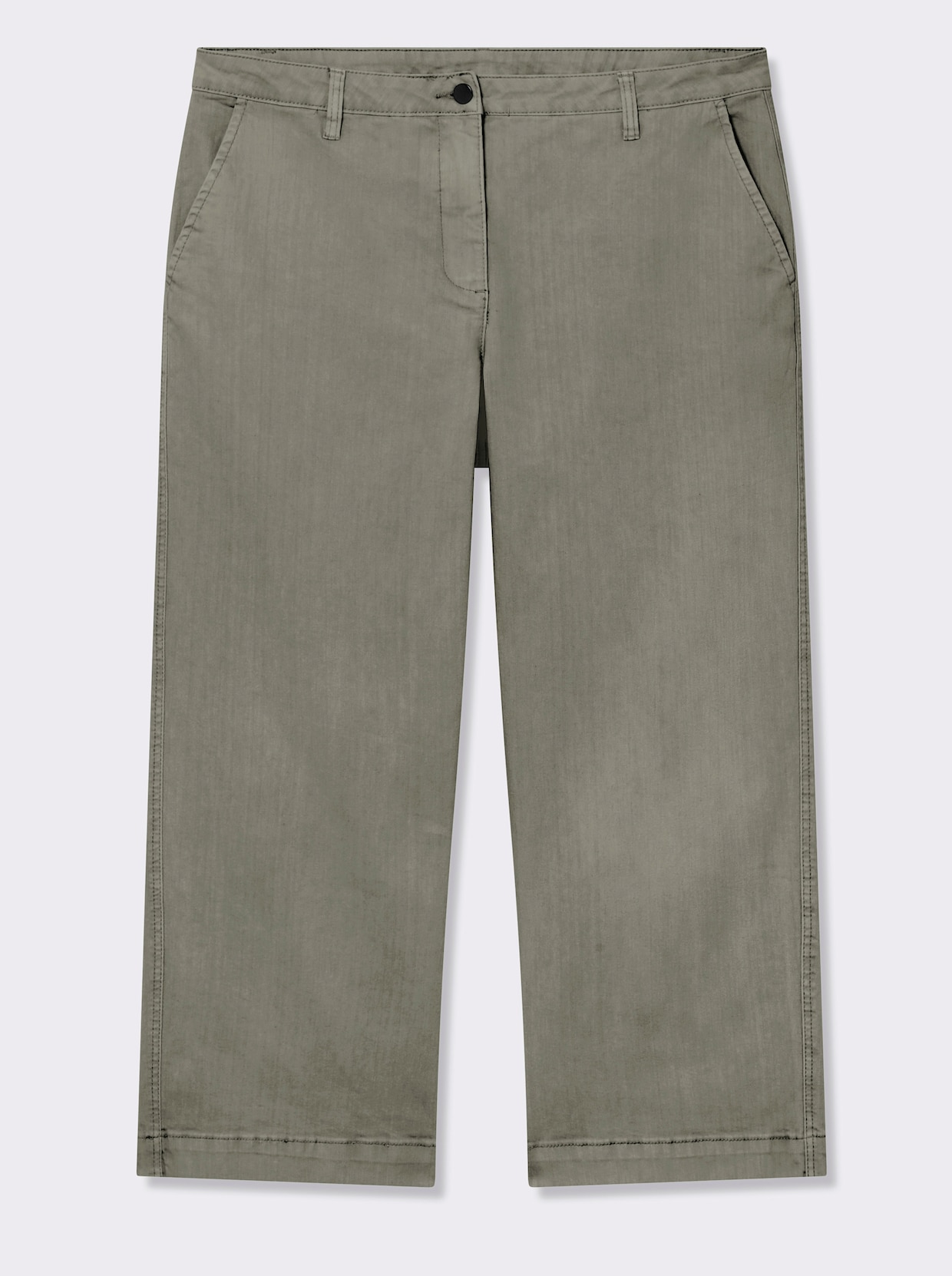 Culotte mit aufgesetzten Taschen hinten - khaki