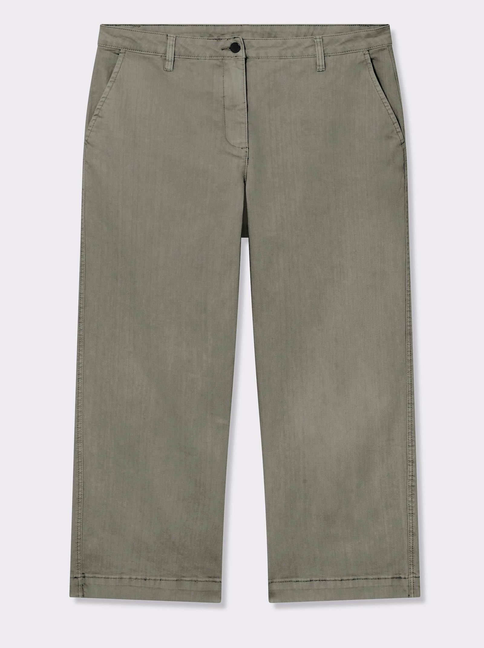 Culotte mit aufgesetzten Taschen hinten - khaki