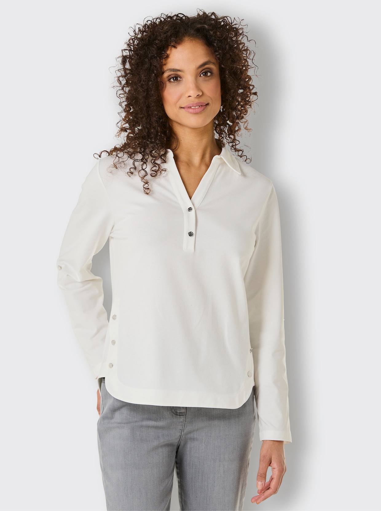 CREATION L PREMIUM Poloshirt - ecru